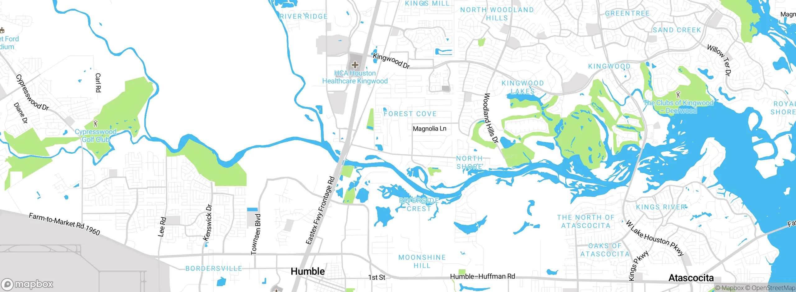 Map showing approximate location