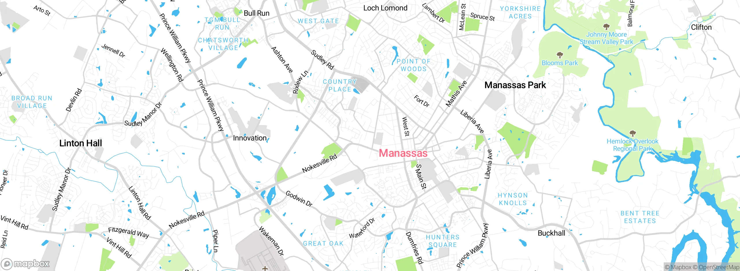Map showing approximate location