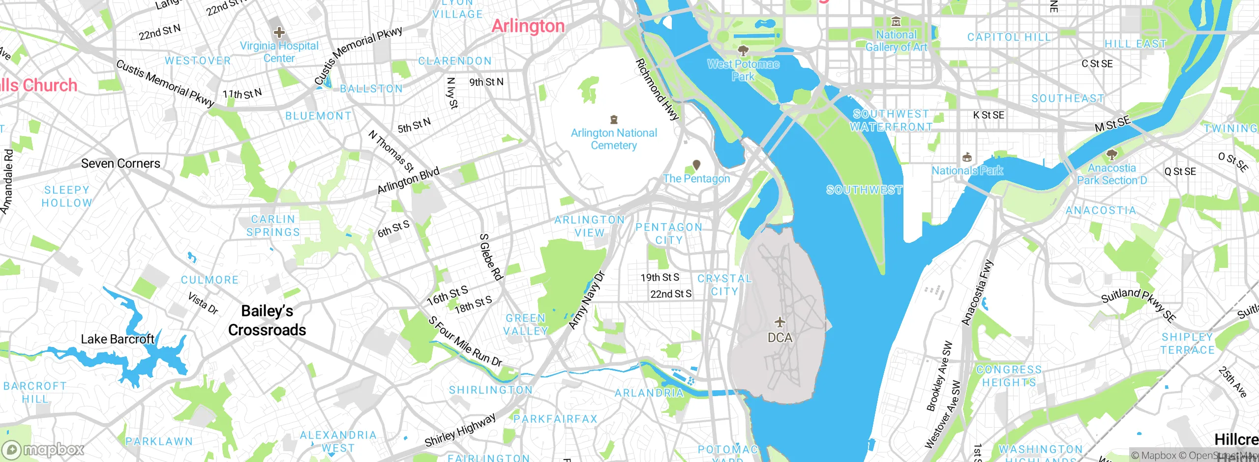 Map showing approximate location