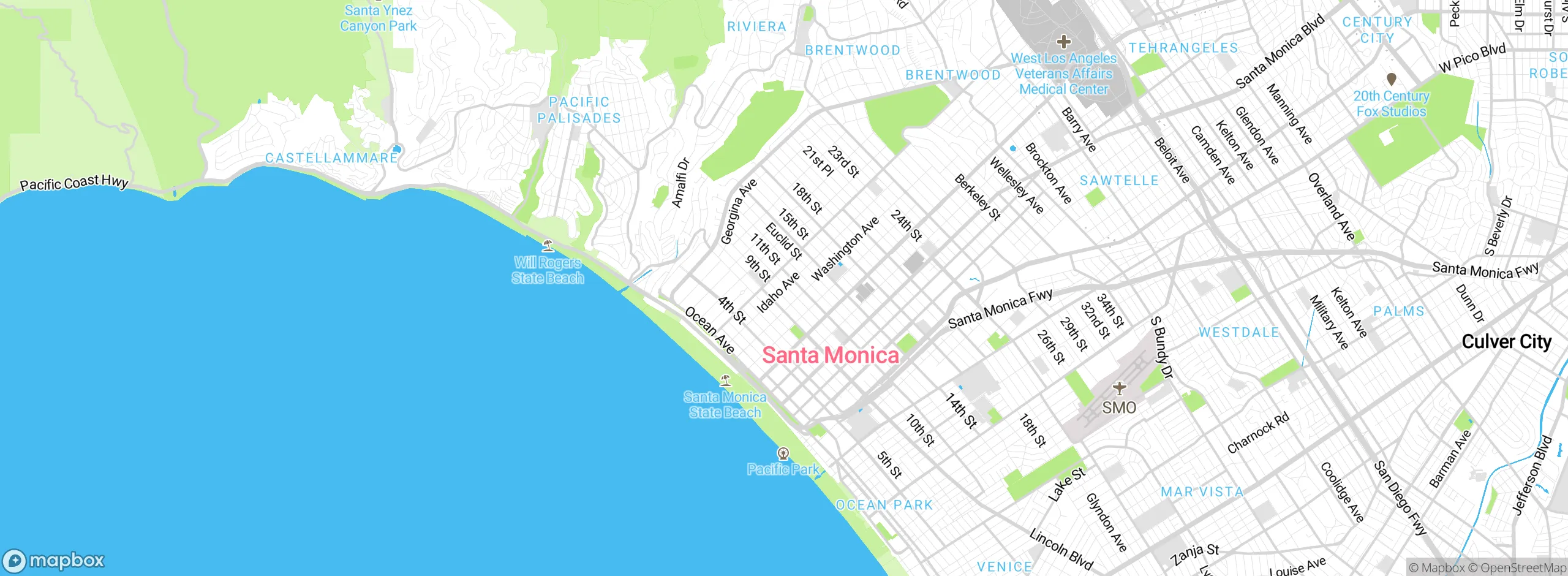 Map showing approximate location