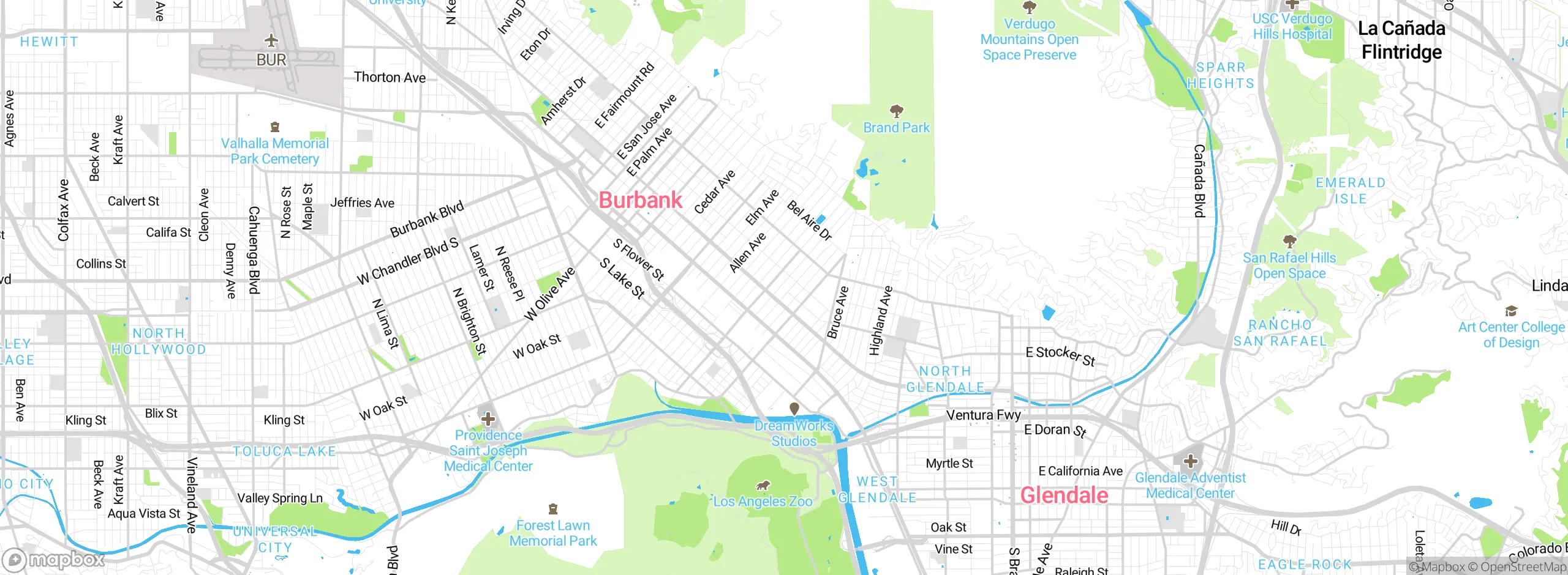 Map showing approximate location