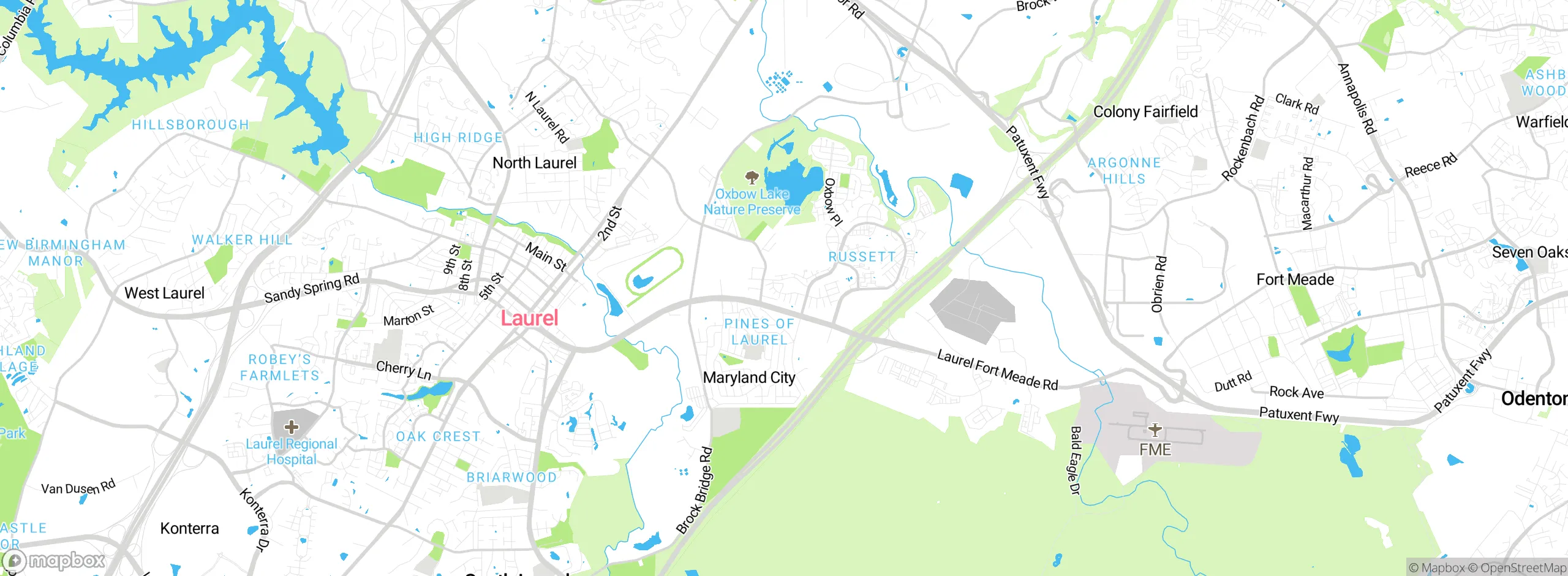 Map showing approximate location