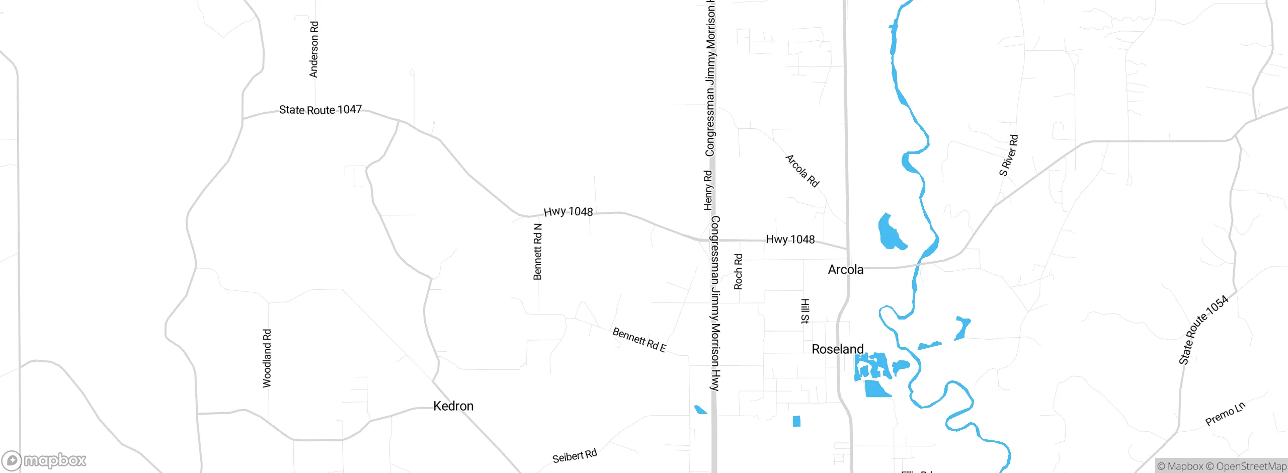 Map showing approximate location