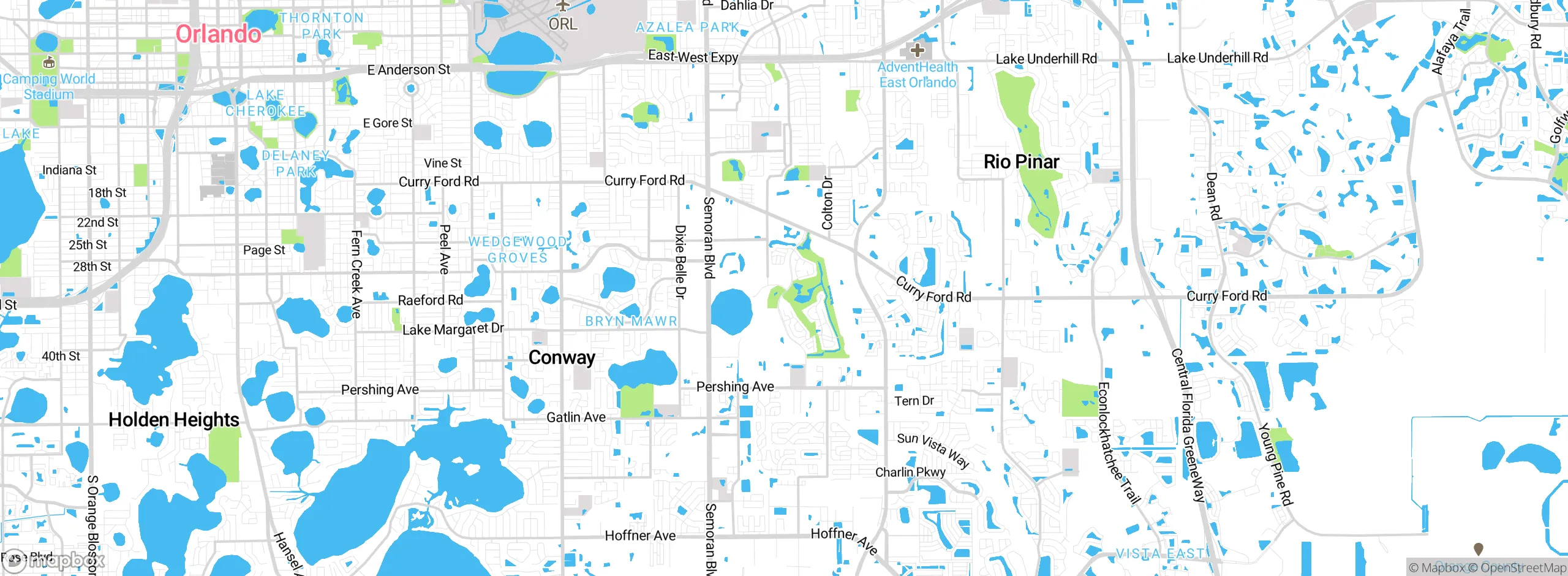 Map showing approximate location