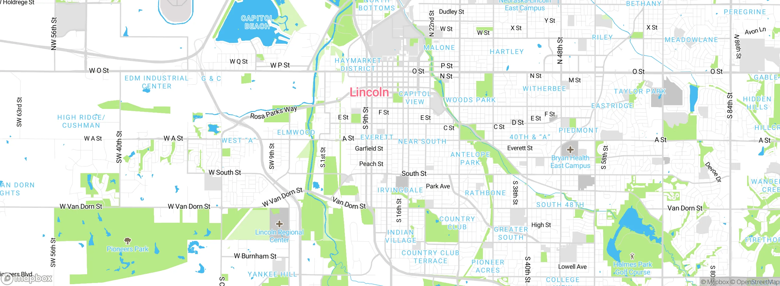 Map showing approximate location