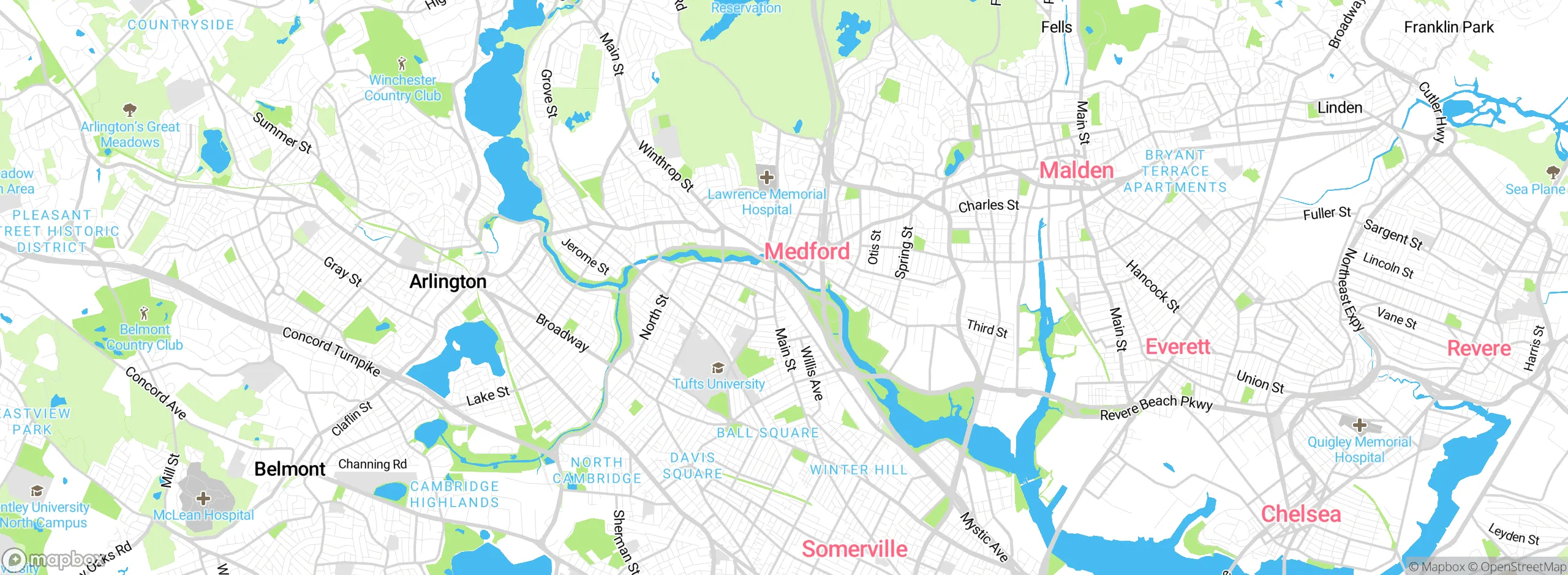 Map showing approximate location