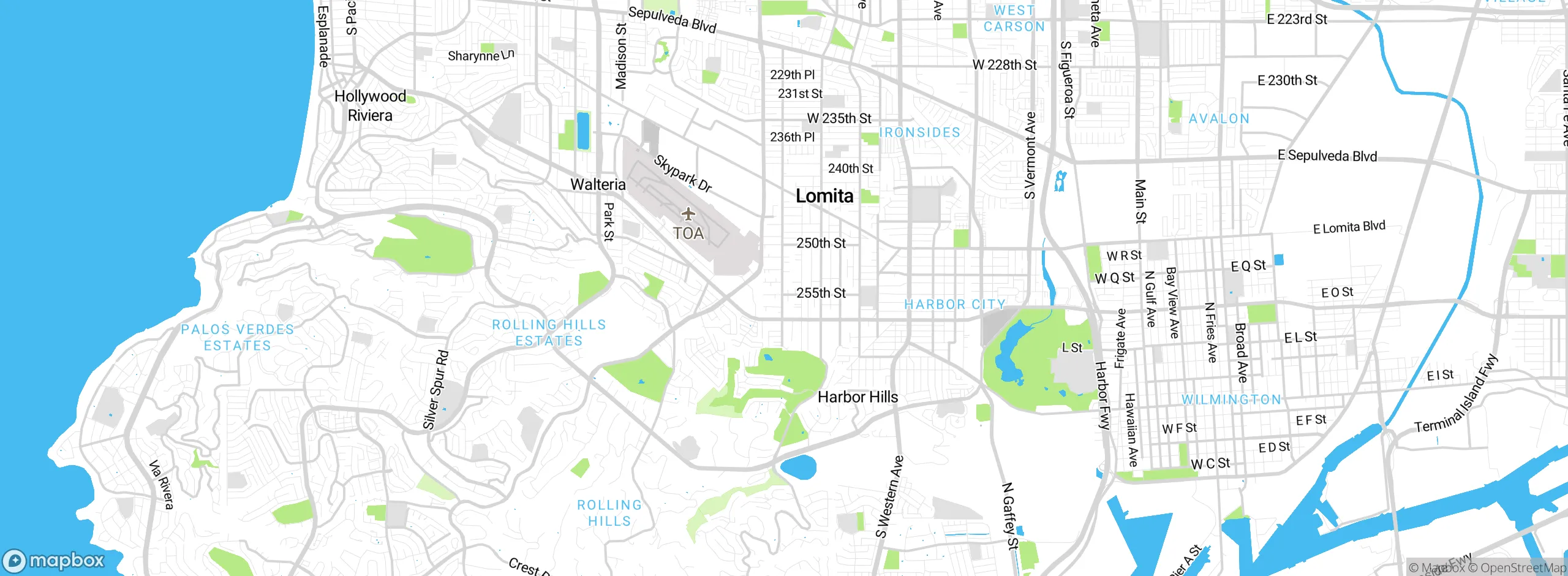 Map showing approximate location