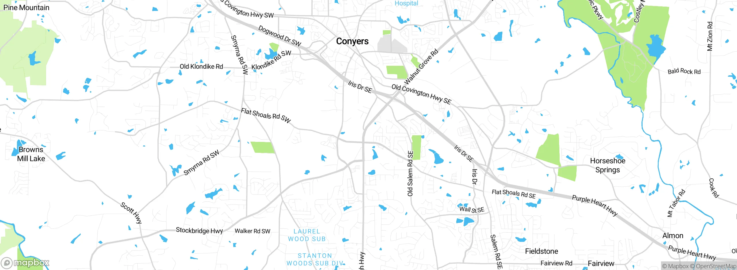 Map showing approximate location