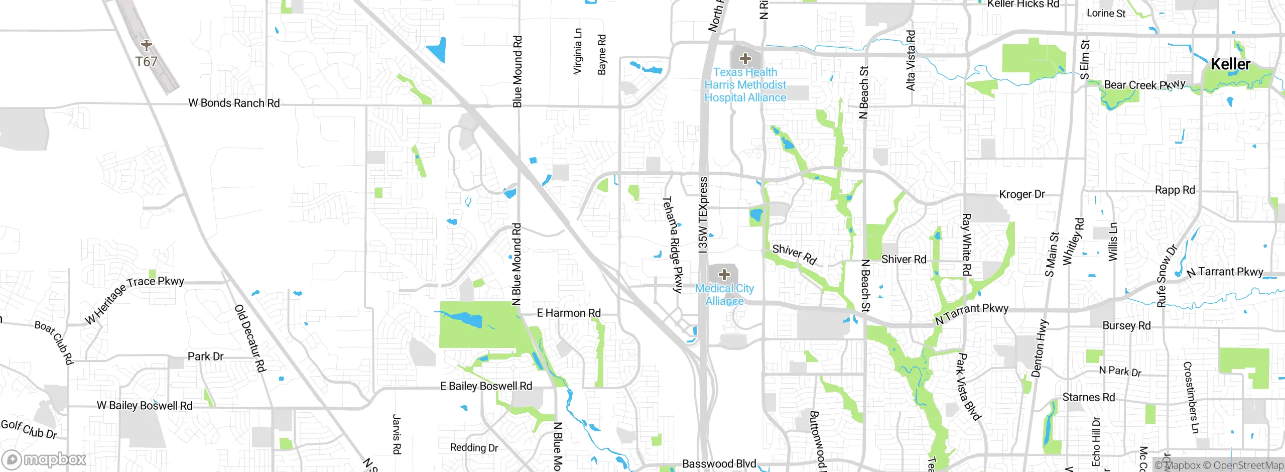 Map showing approximate location