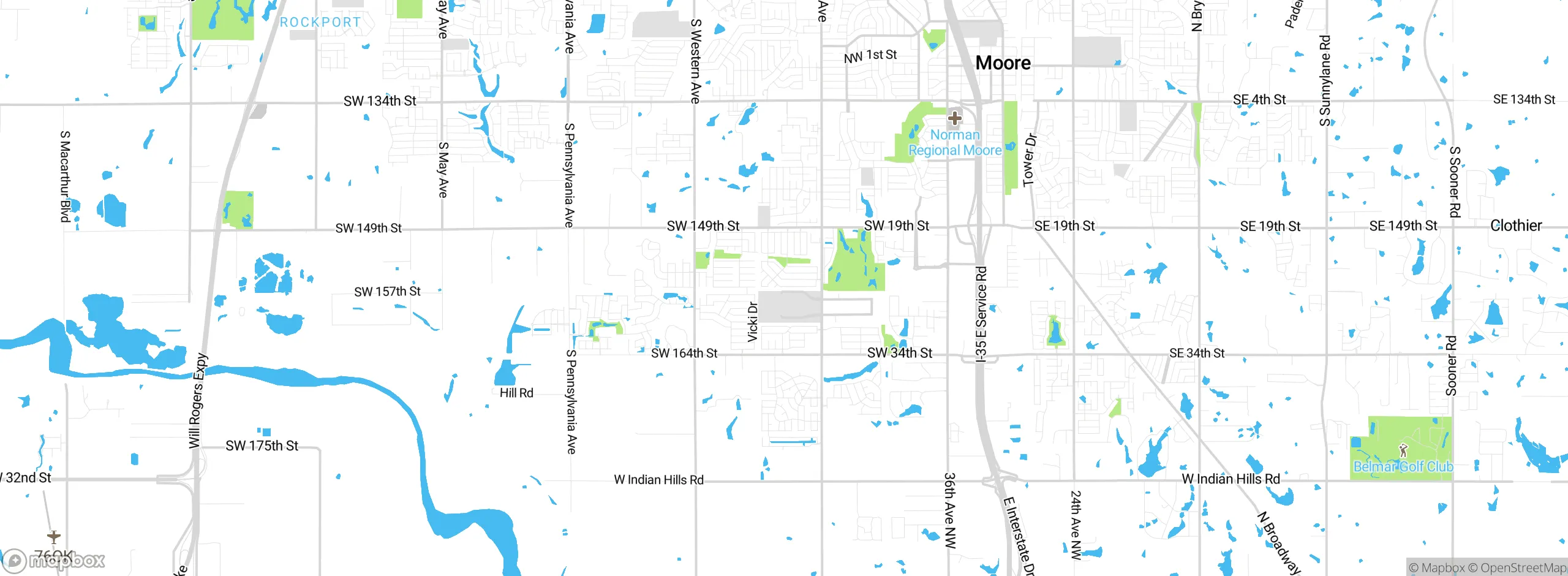 Map showing approximate location