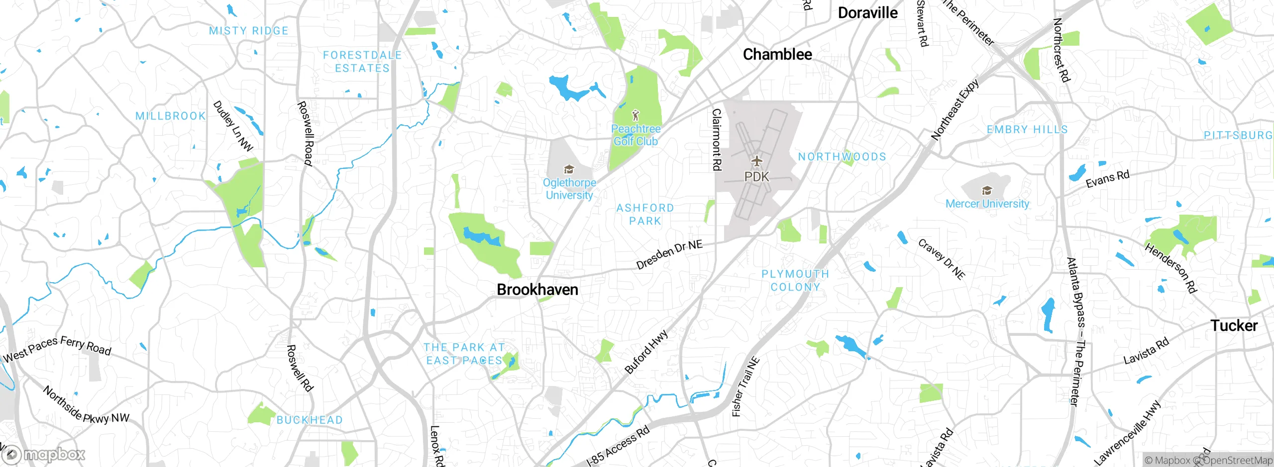 Map showing approximate location