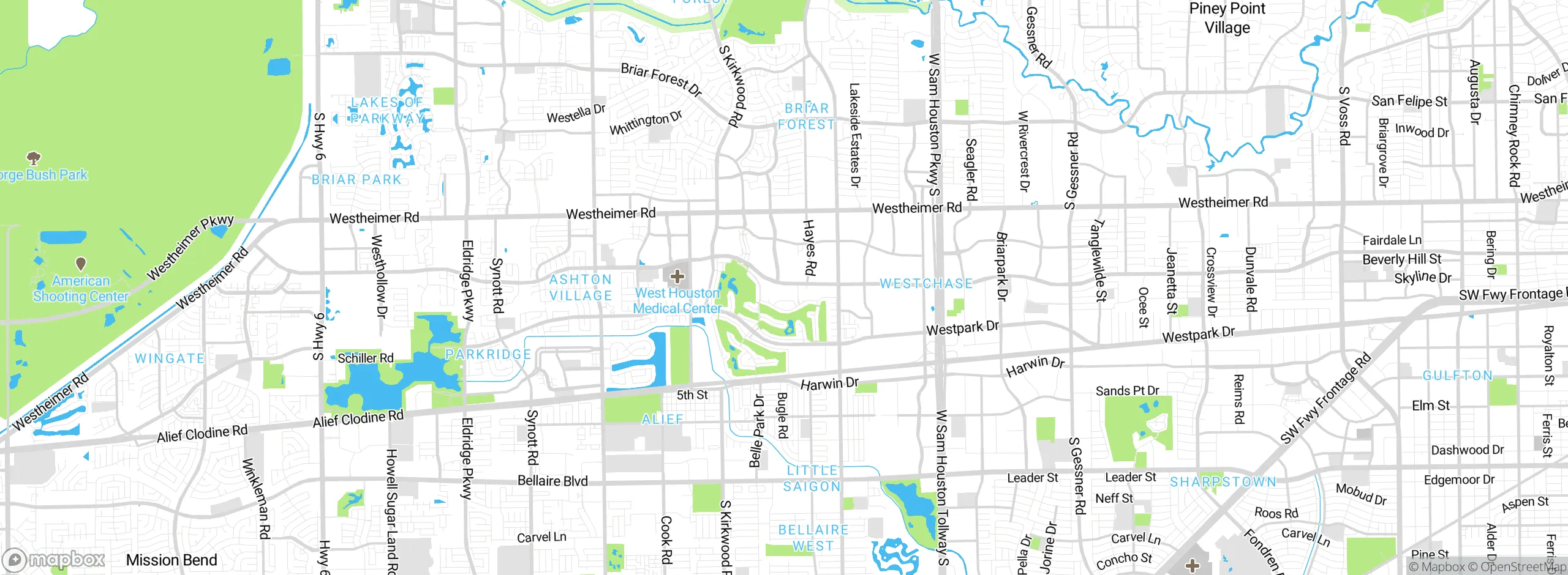 Map showing approximate location