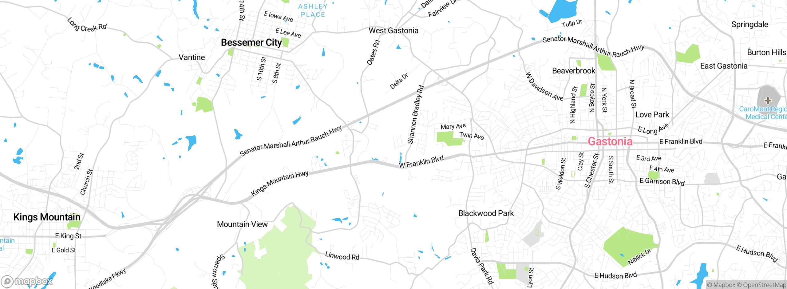 Map showing approximate location
