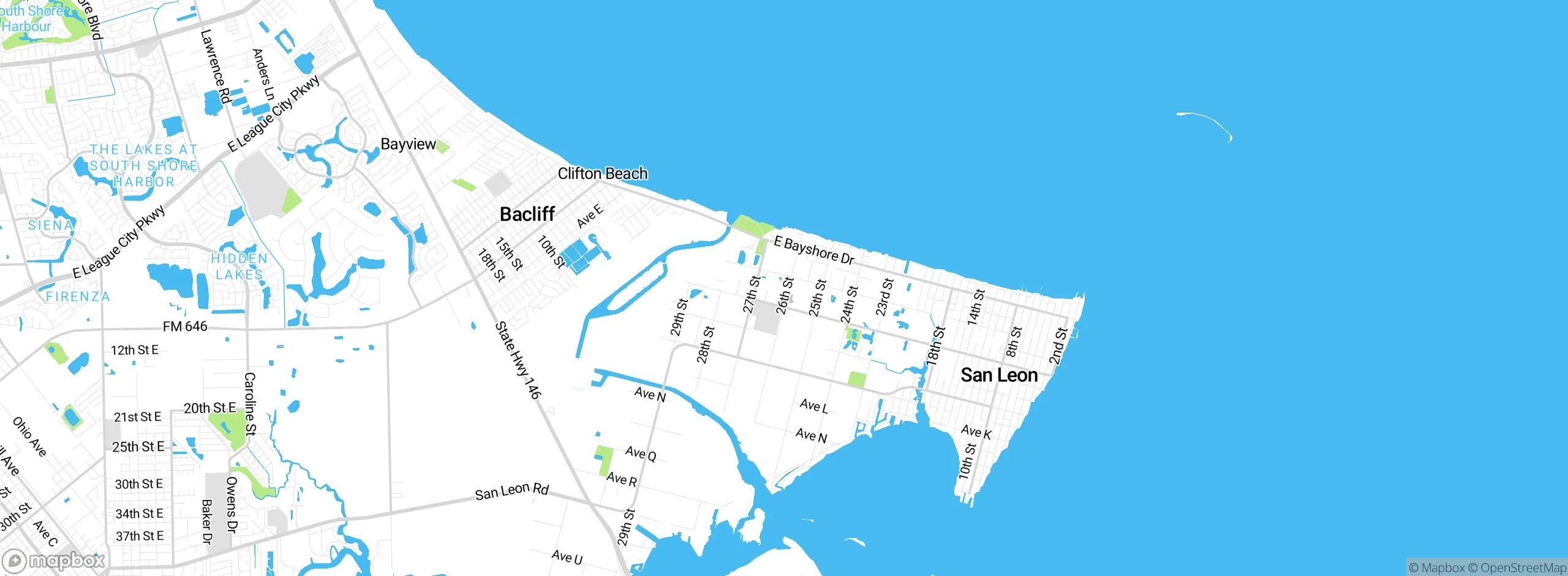 Map showing approximate location