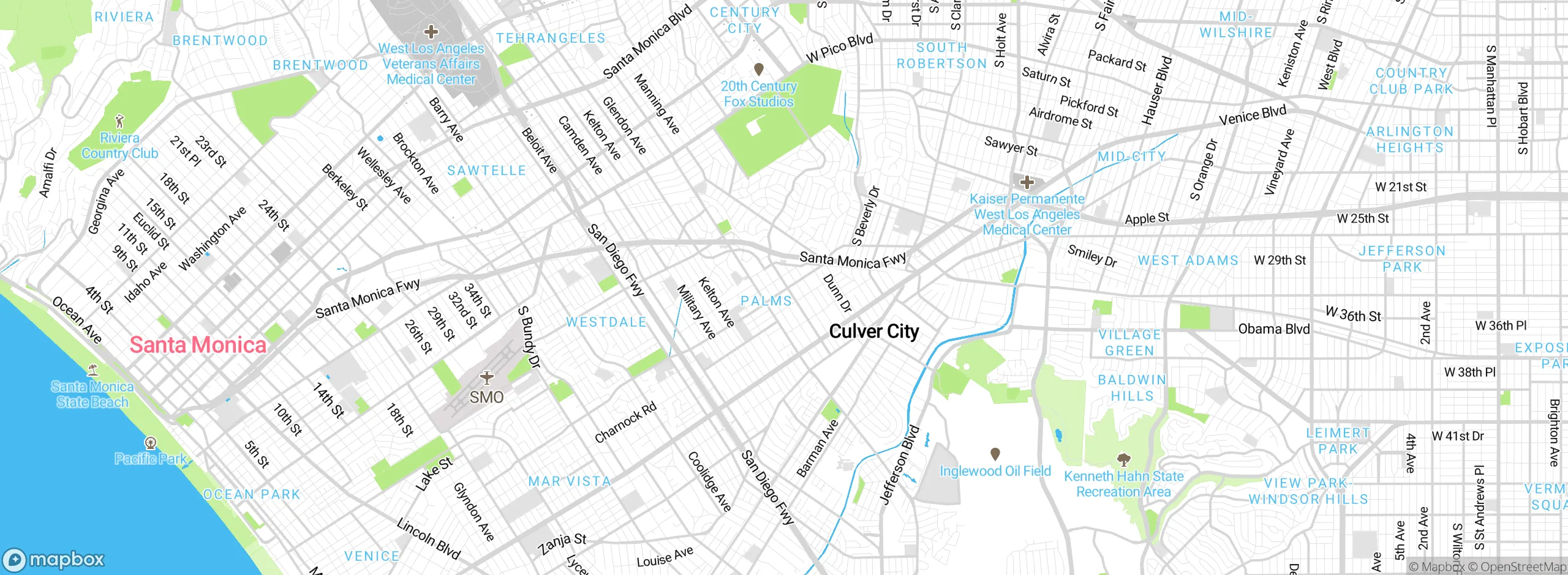 Map showing approximate location