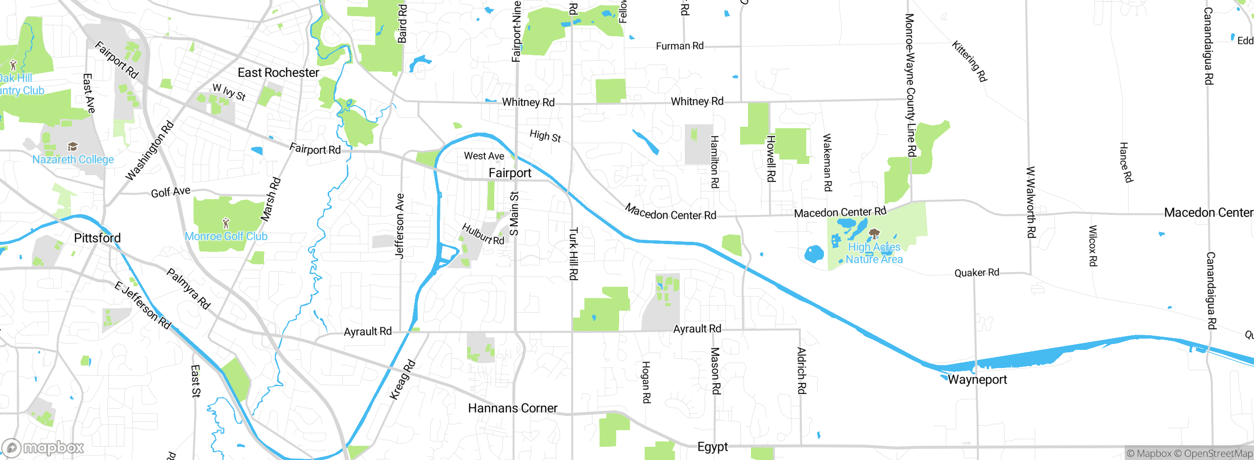 Map showing approximate location