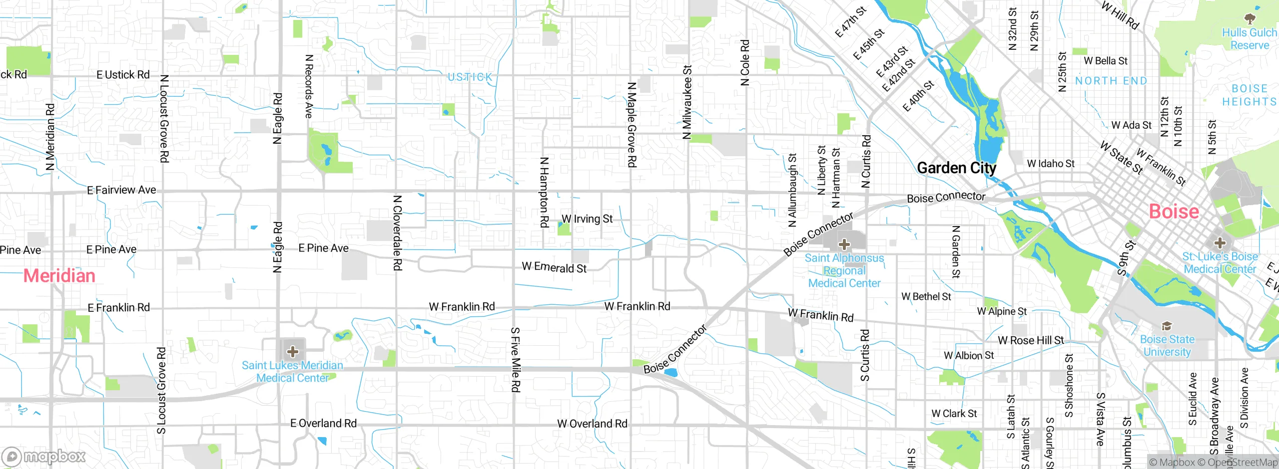 Map showing approximate location