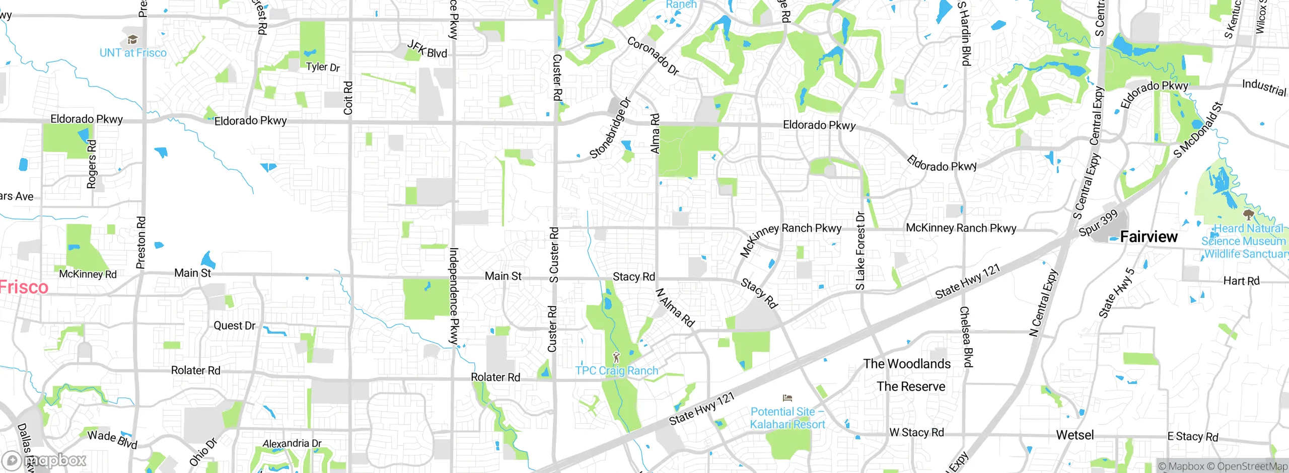 Map showing approximate location