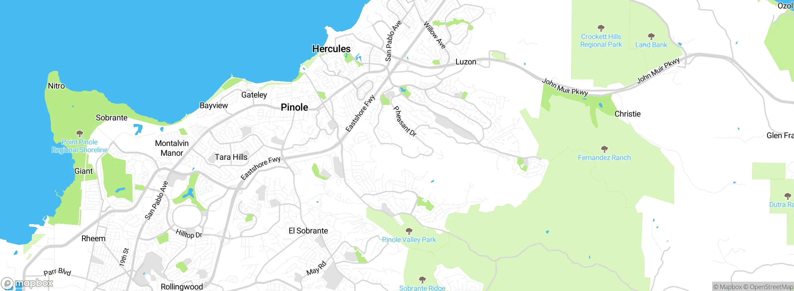 Map showing approximate location