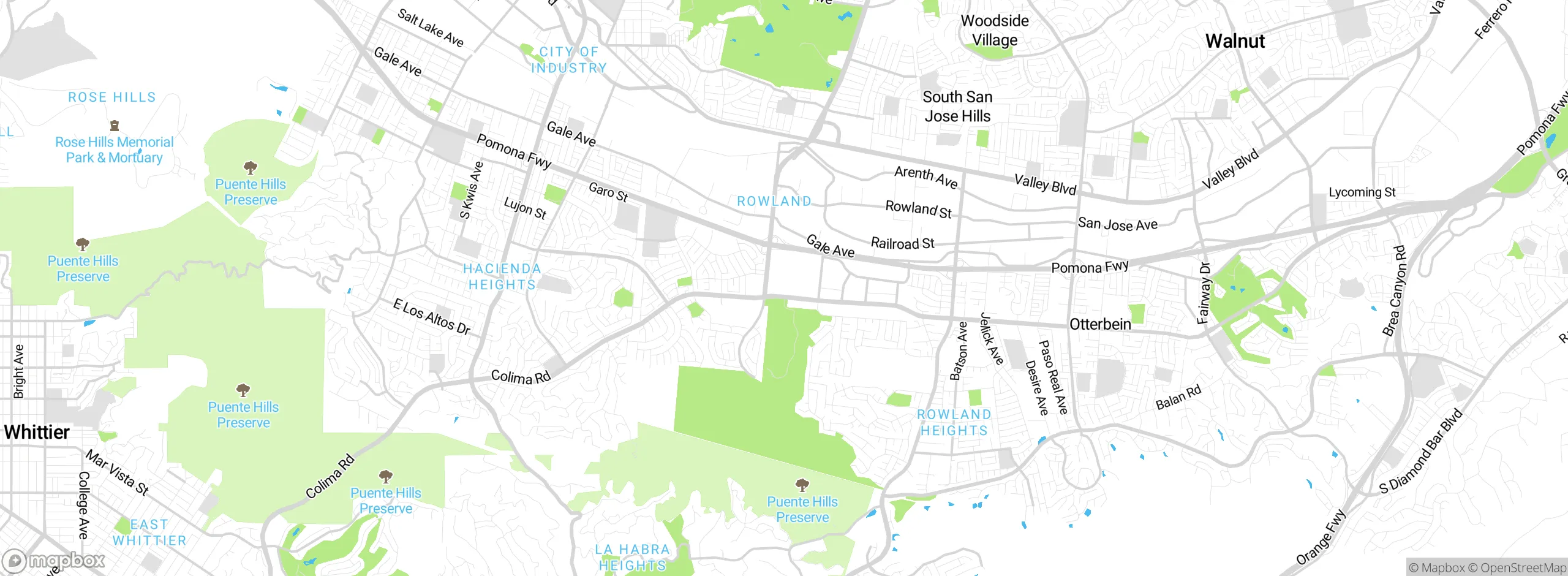 Map showing approximate location