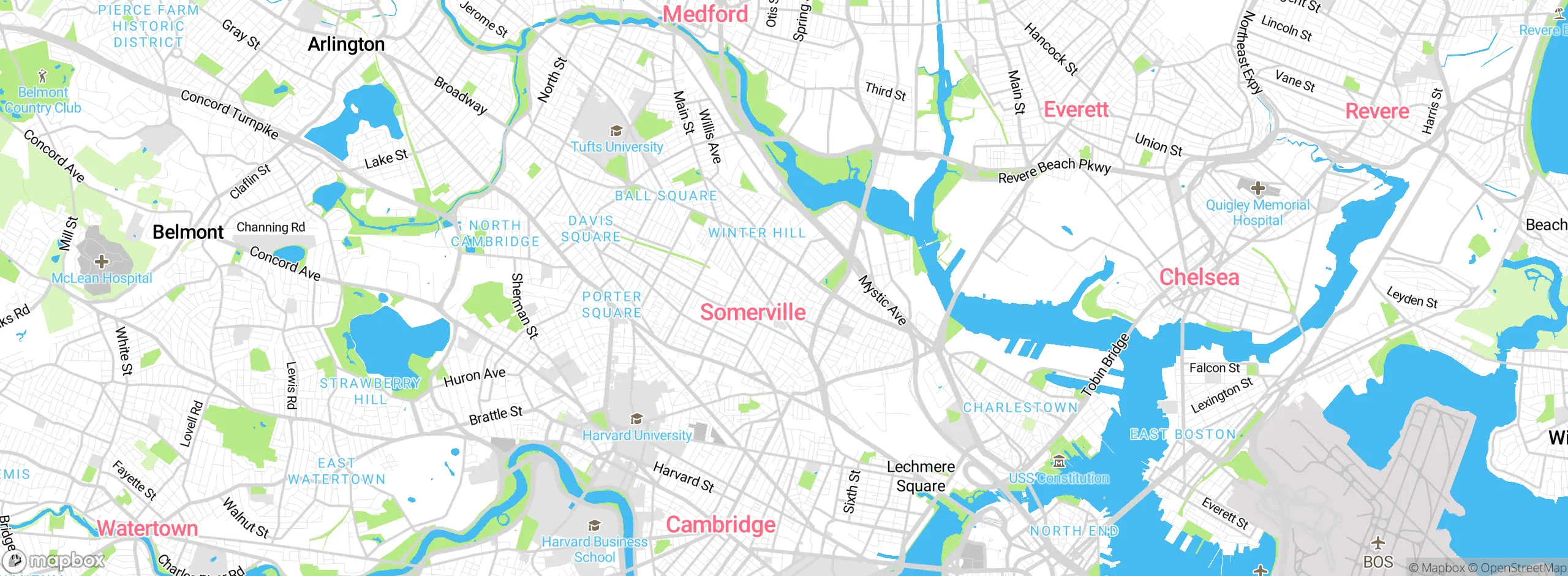 Map showing approximate location