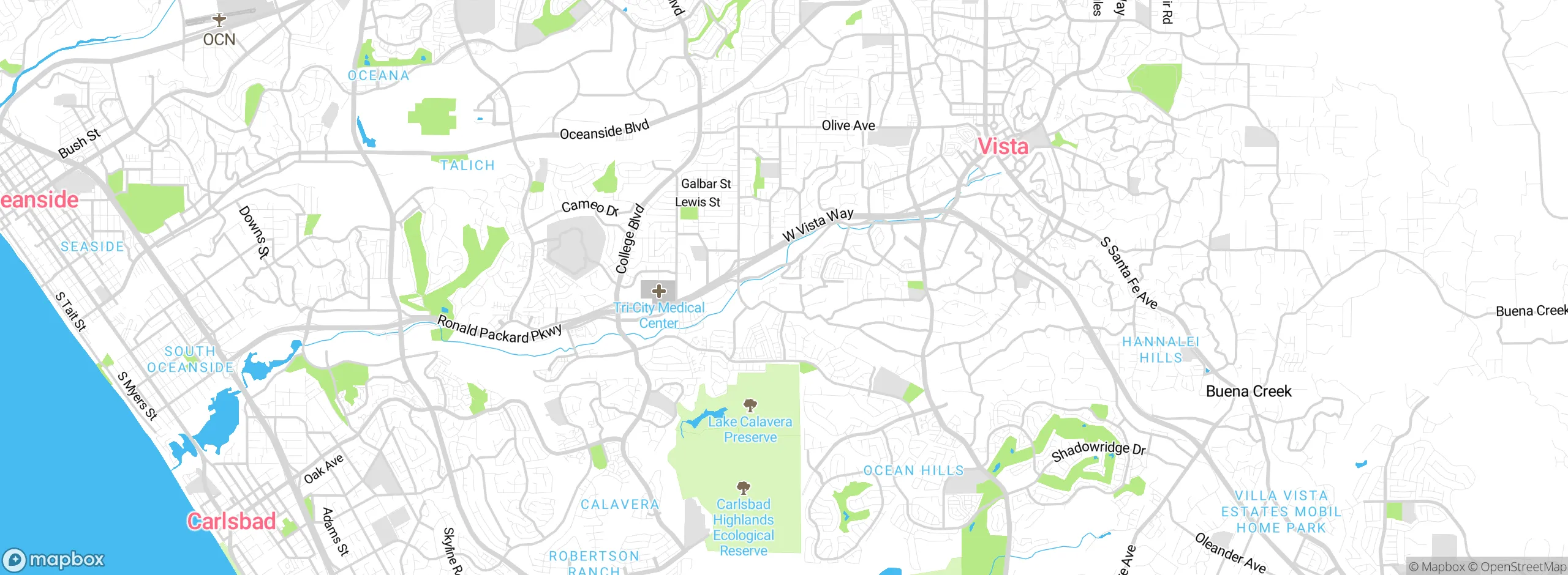 Map showing approximate location