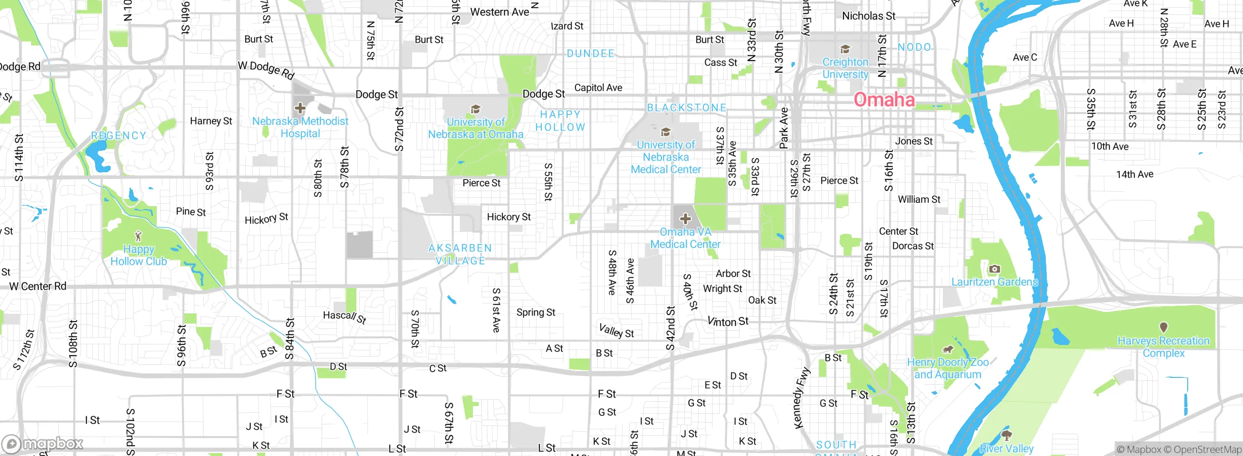 Map showing approximate location