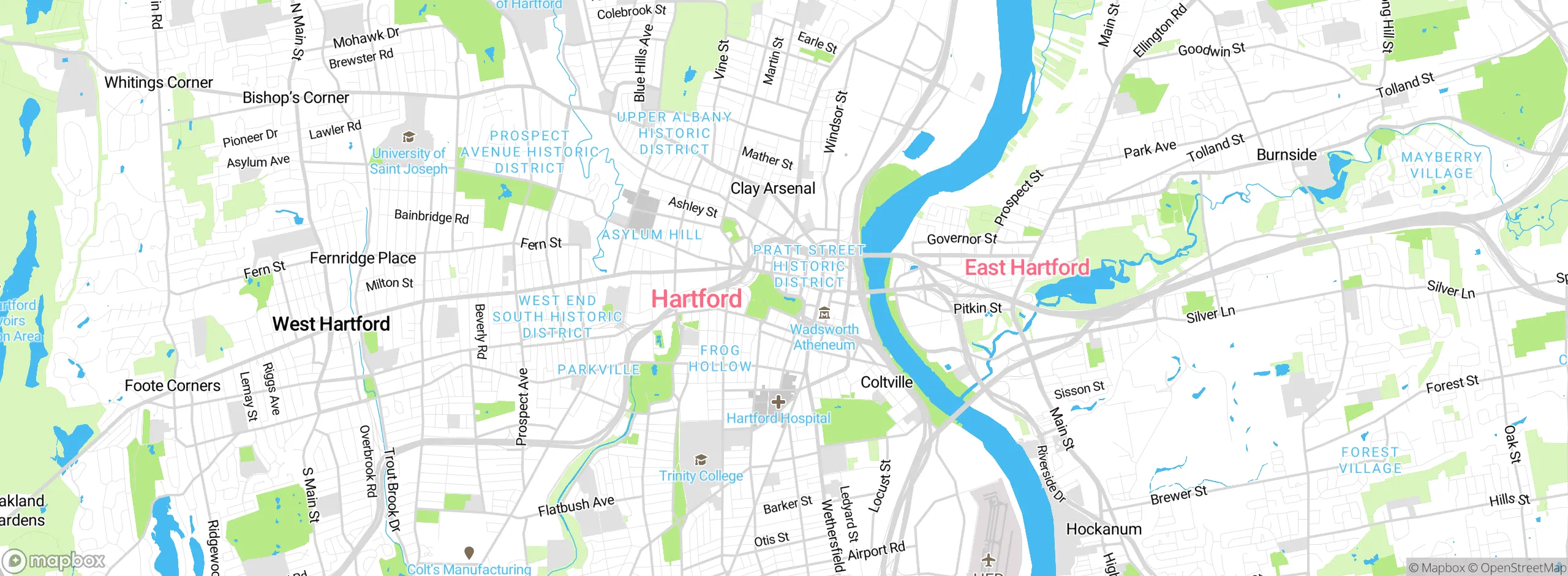 Map showing approximate location