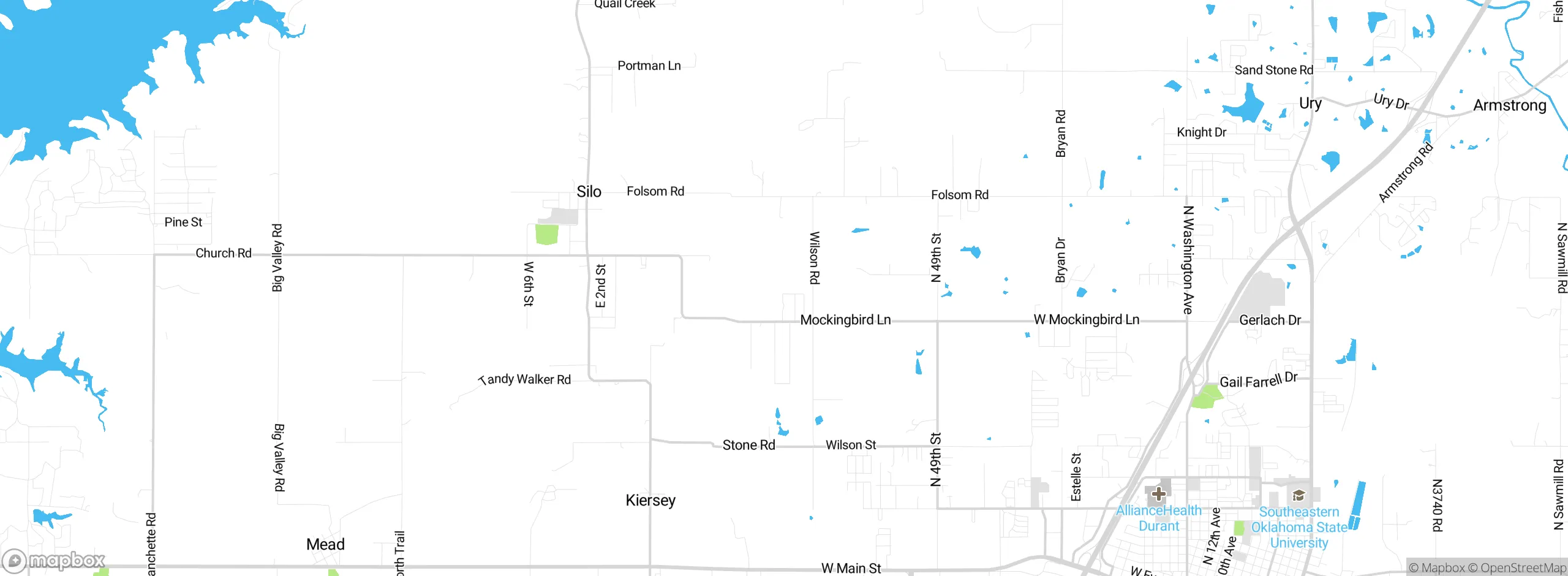 Map showing approximate location