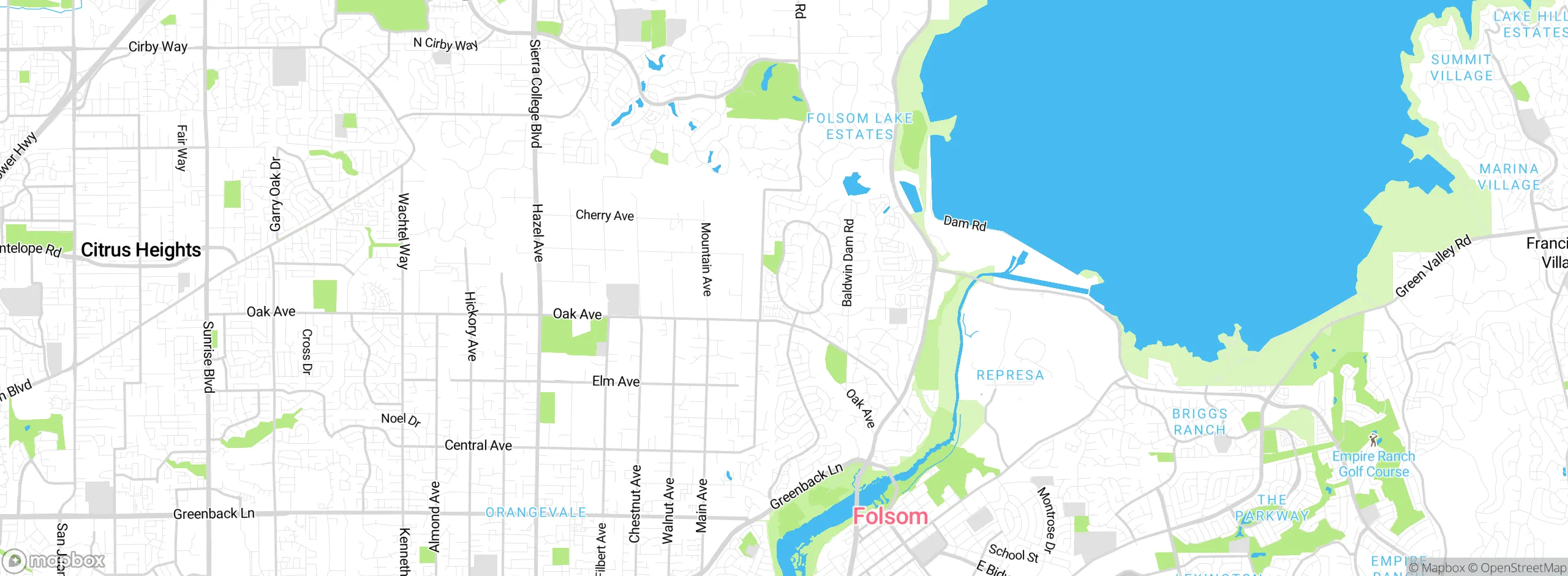 Map showing approximate location