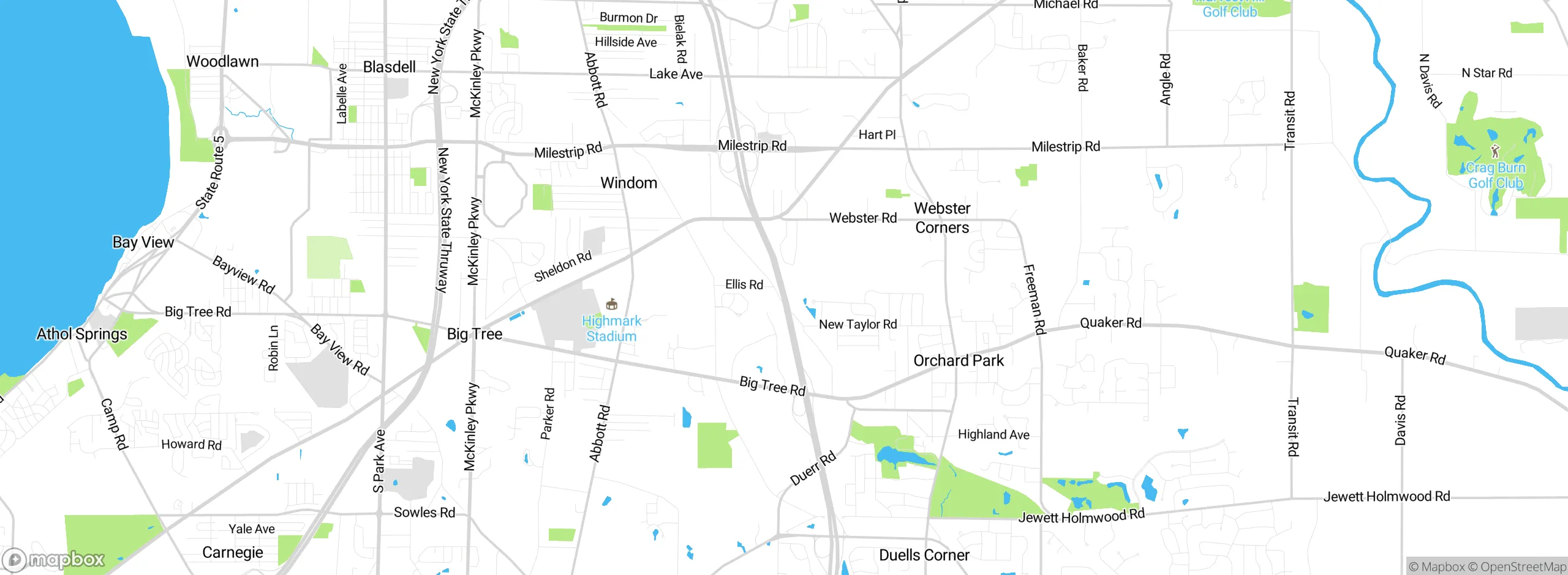 Map showing approximate location