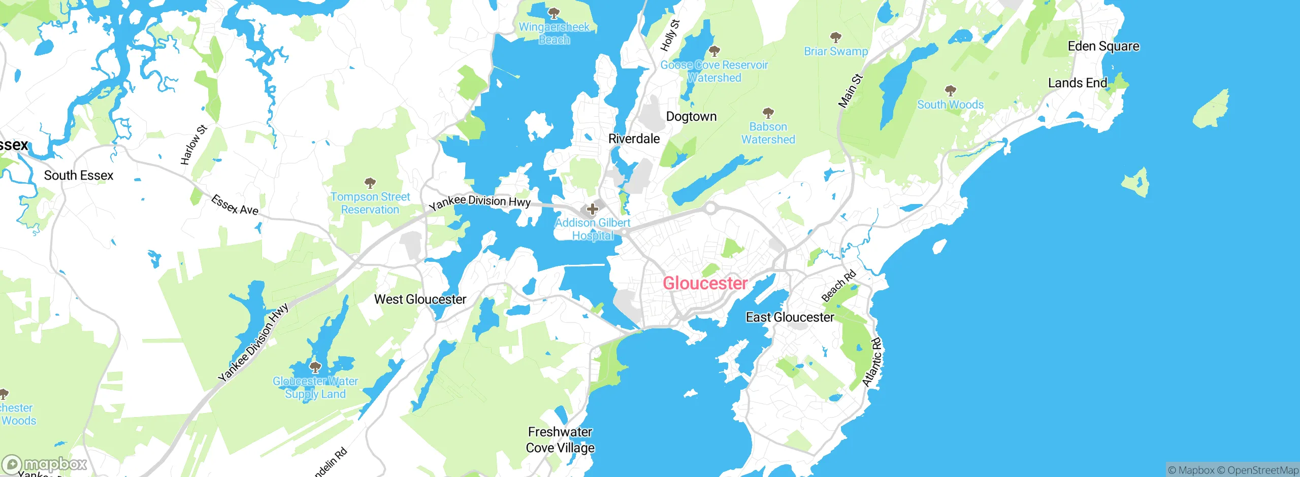 Map showing approximate location