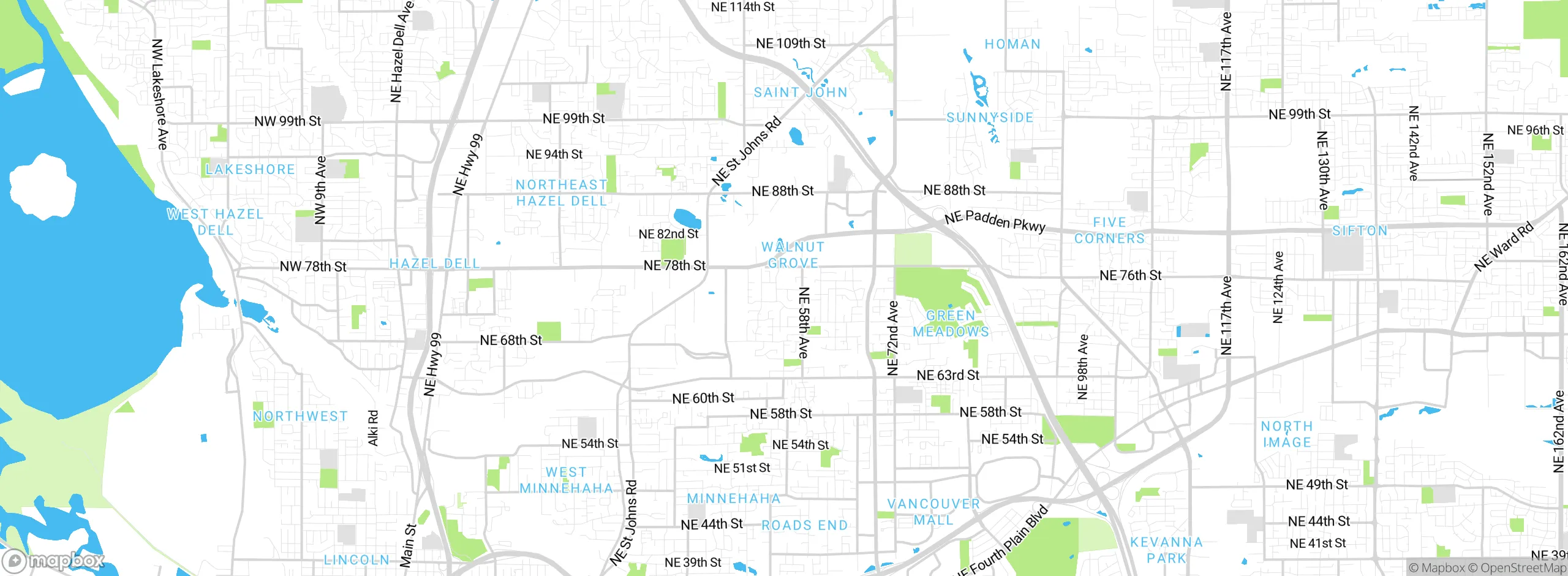 Map showing approximate location
