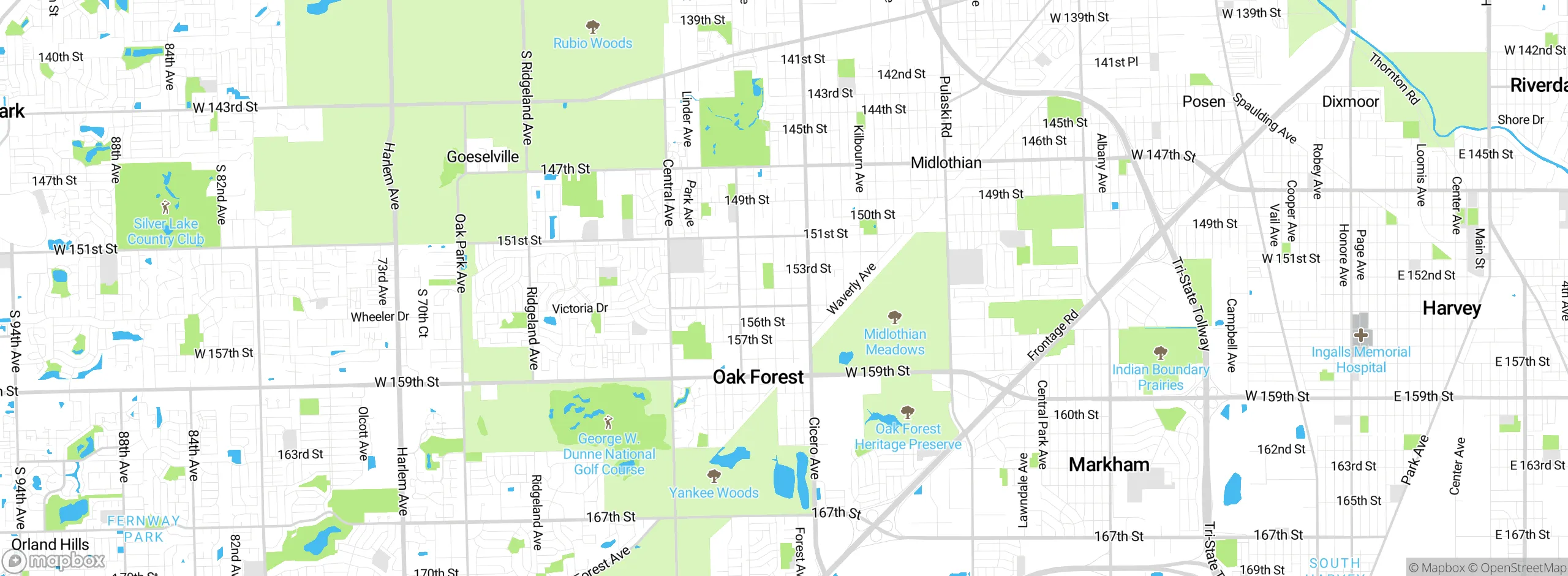 Map showing approximate location