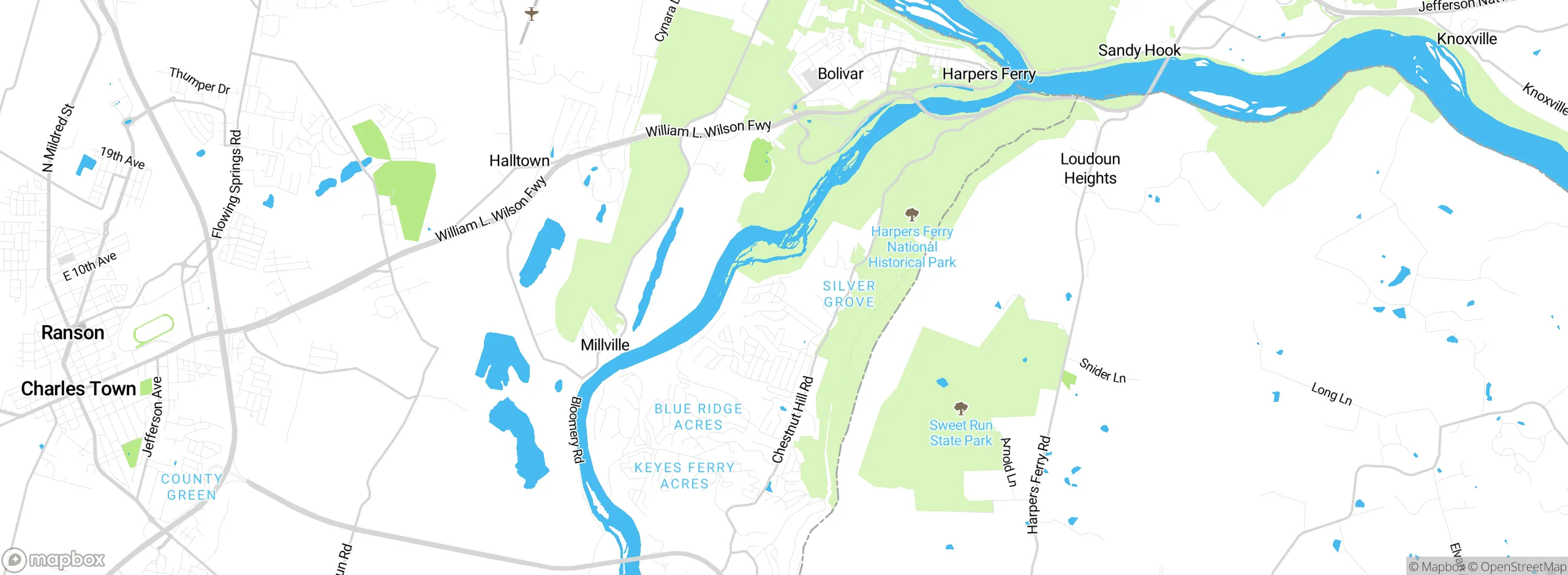 Map showing approximate location