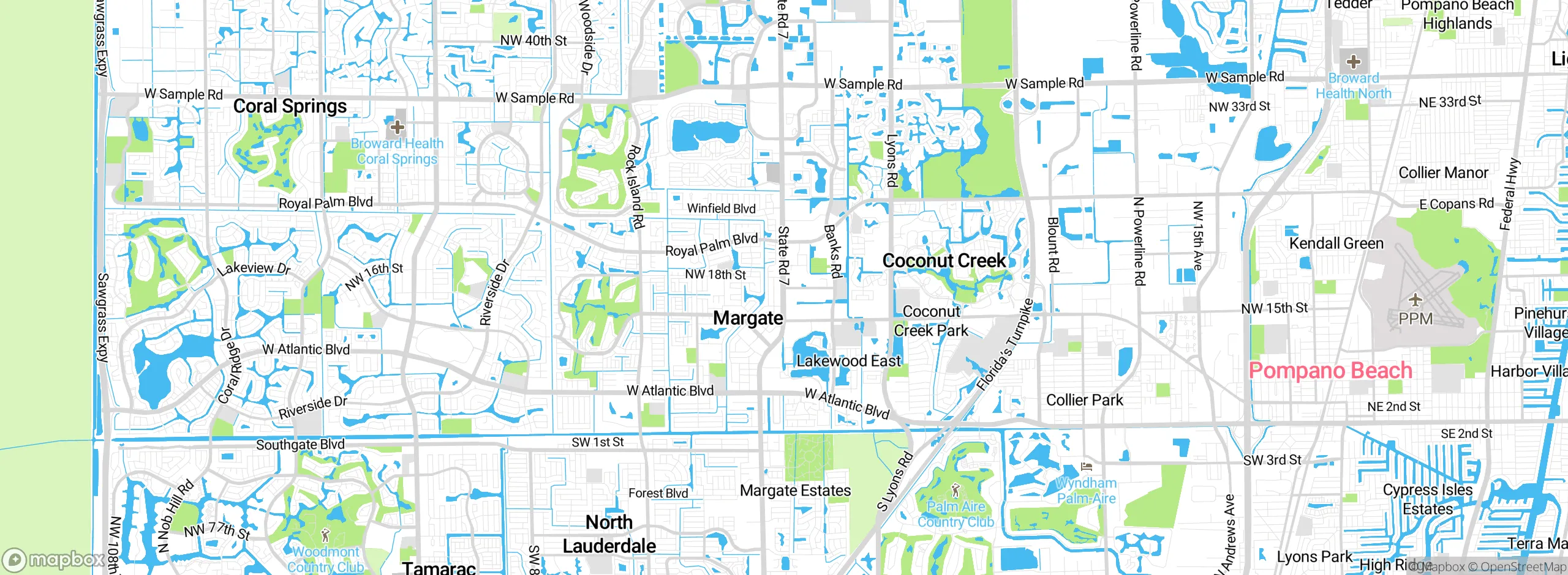 Map showing approximate location