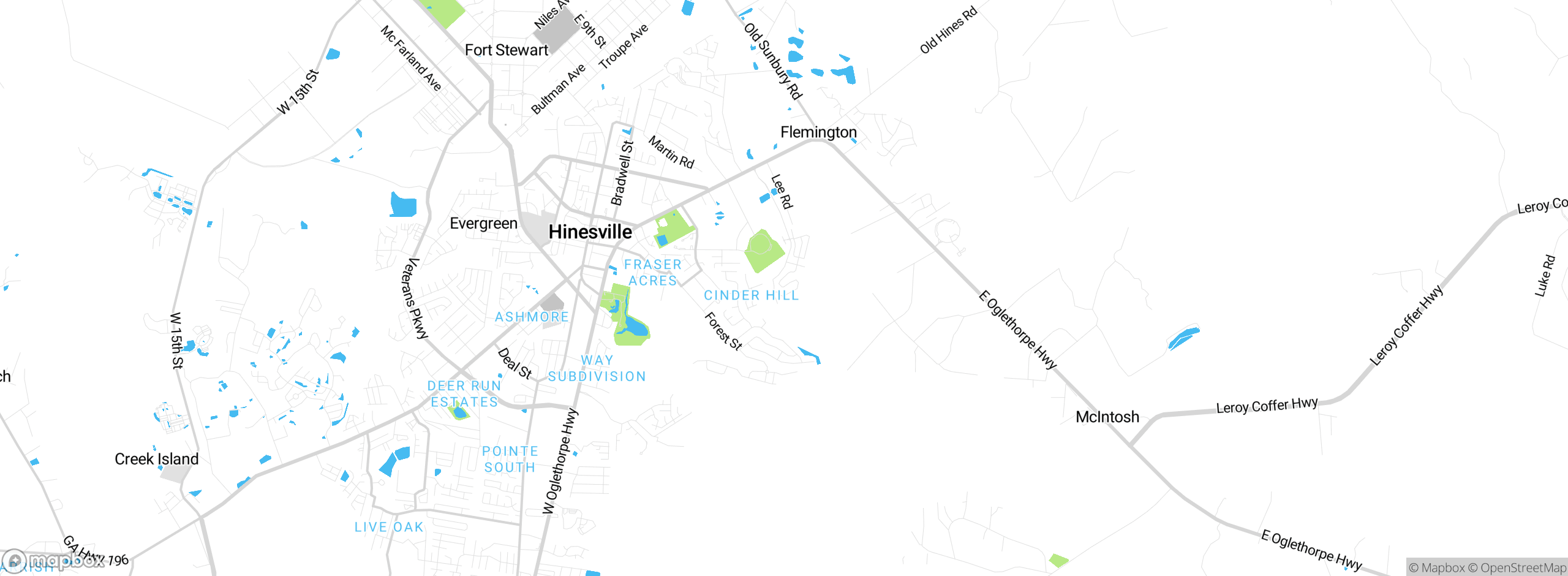 Map showing approximate location