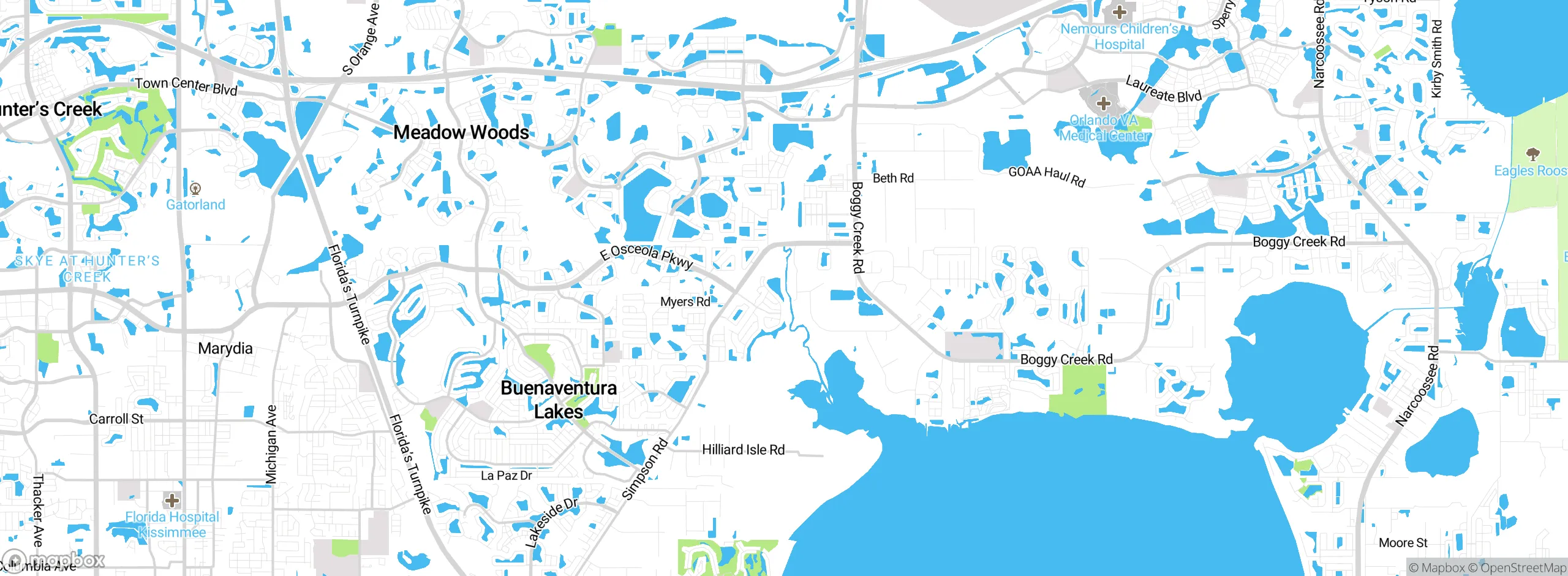 Map showing approximate location