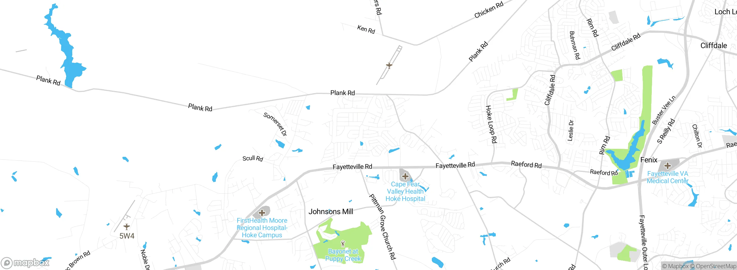 Map showing approximate location