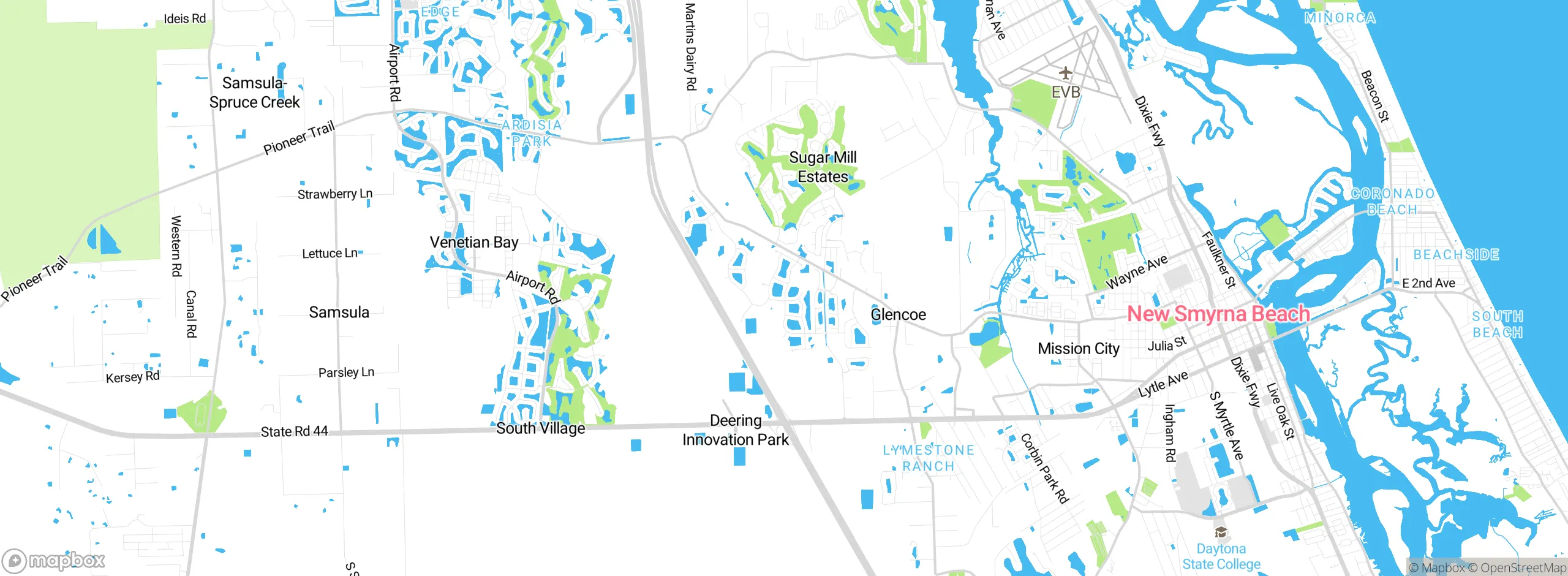 Map showing approximate location