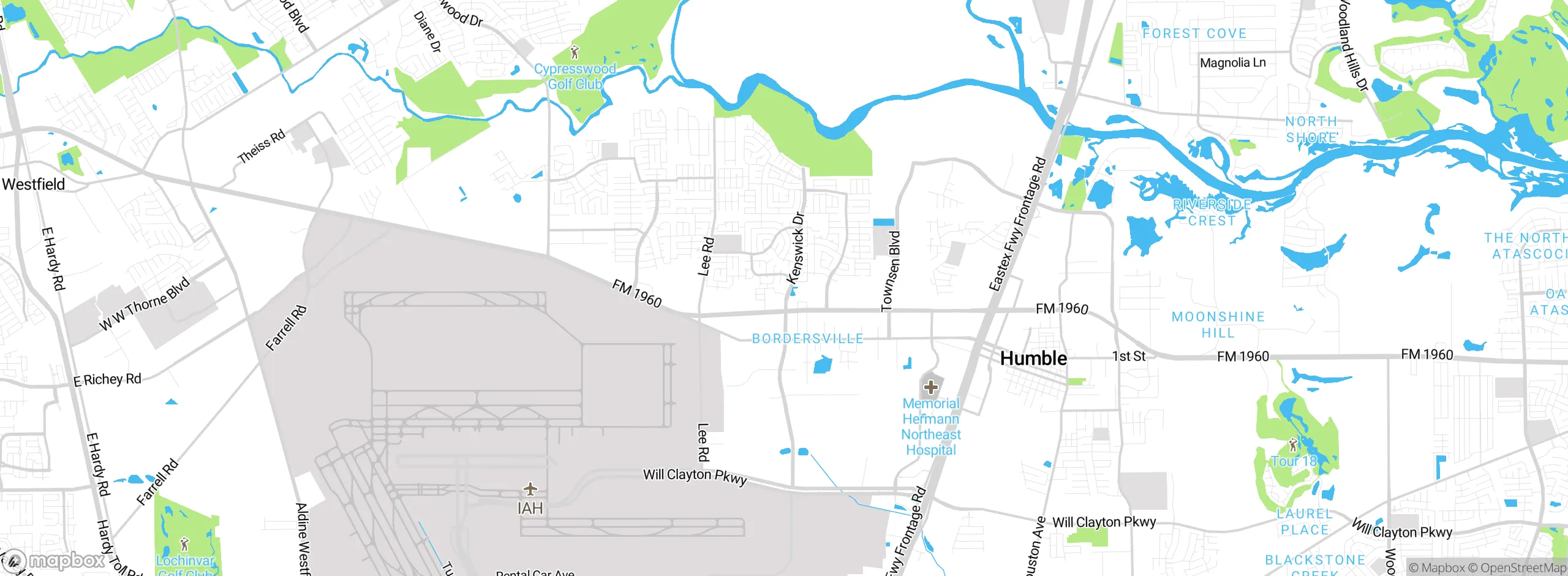 Map showing approximate location