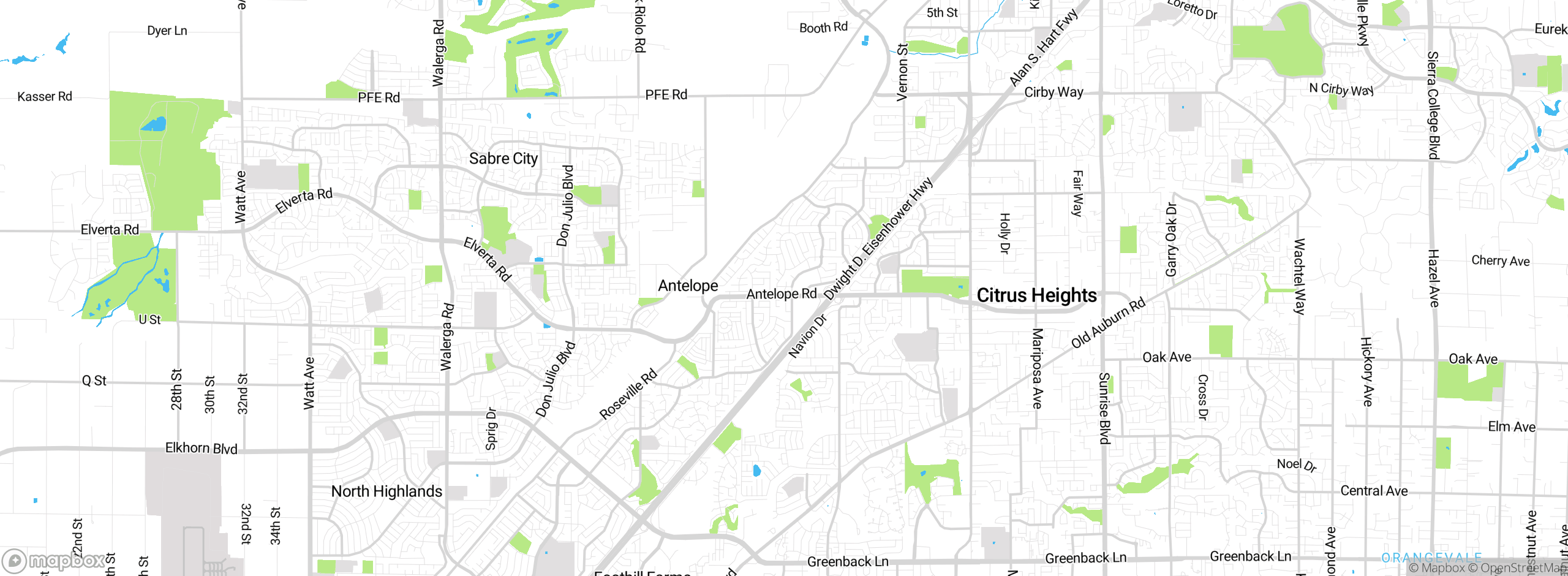 Map showing approximate location