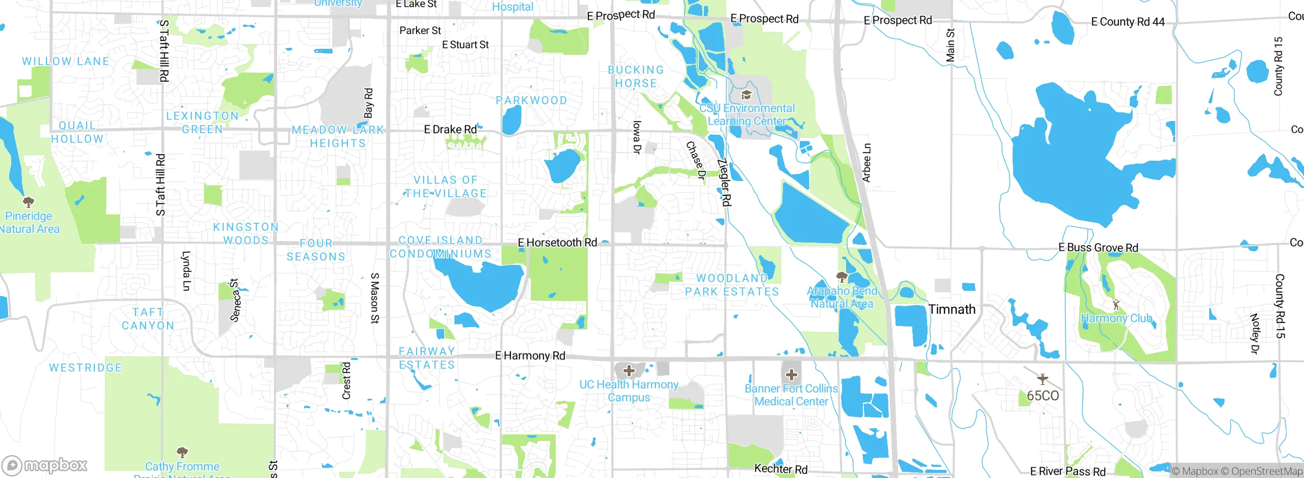 Map showing approximate location