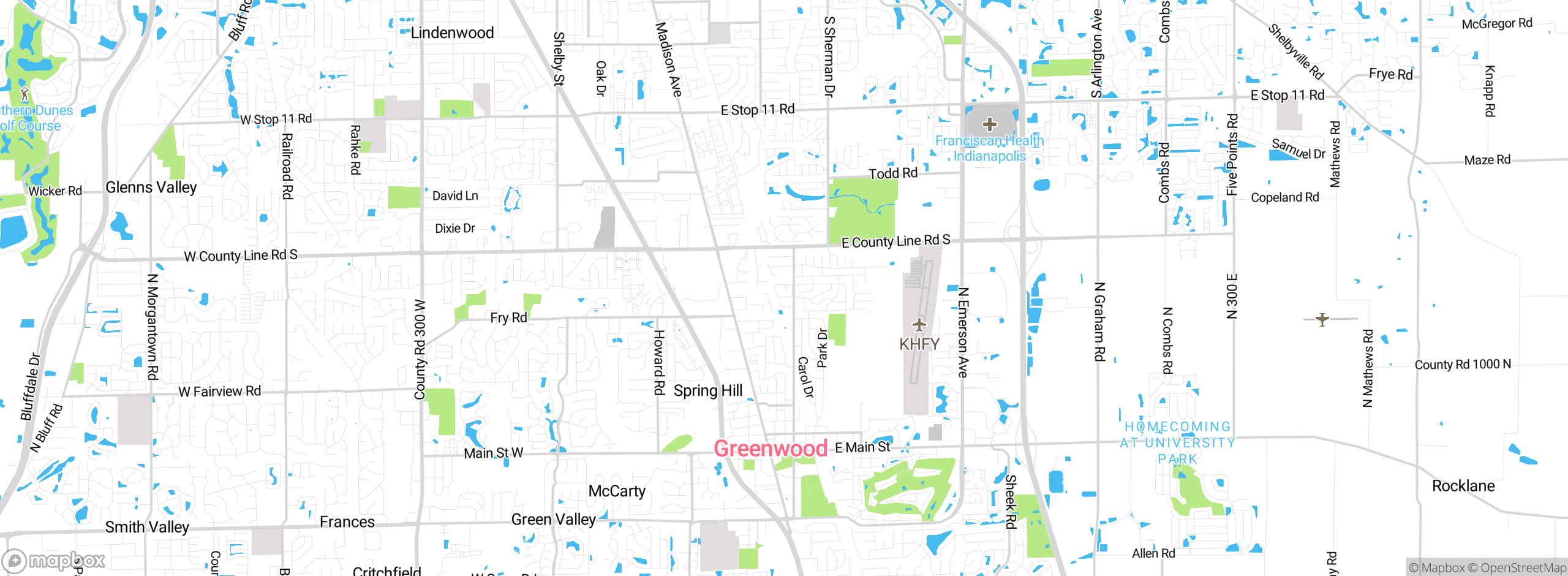 Map showing approximate location