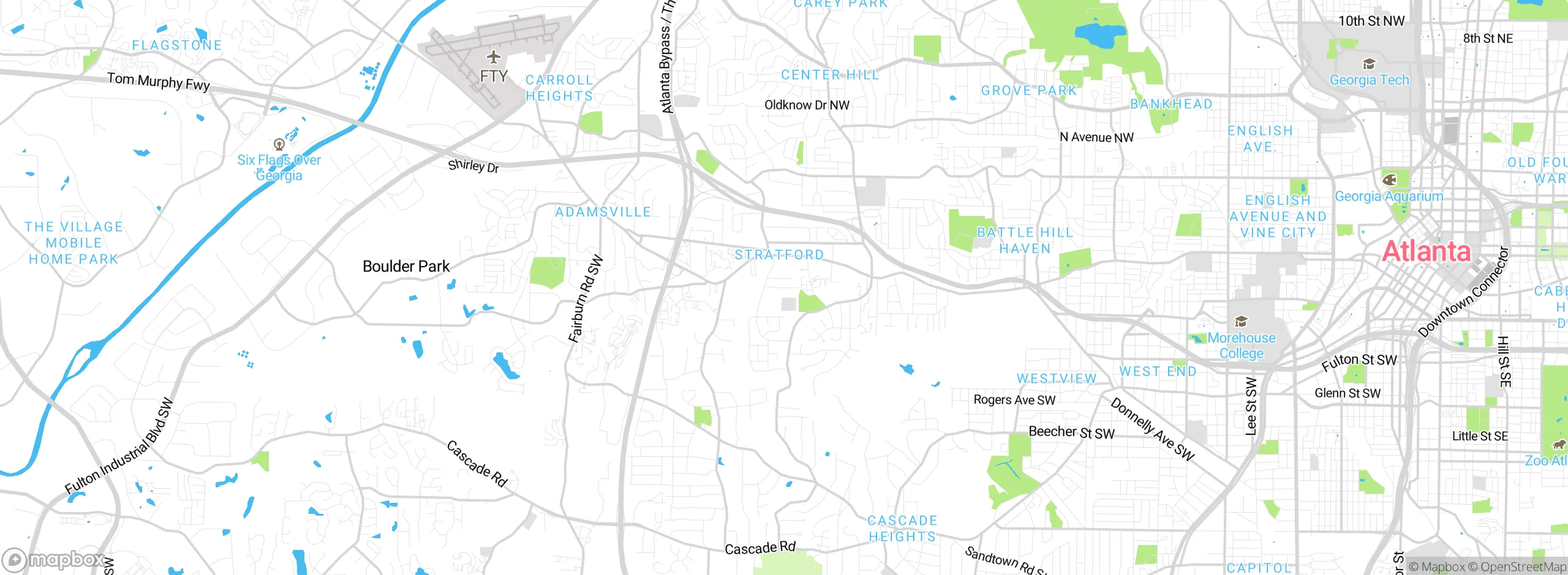Map showing approximate location