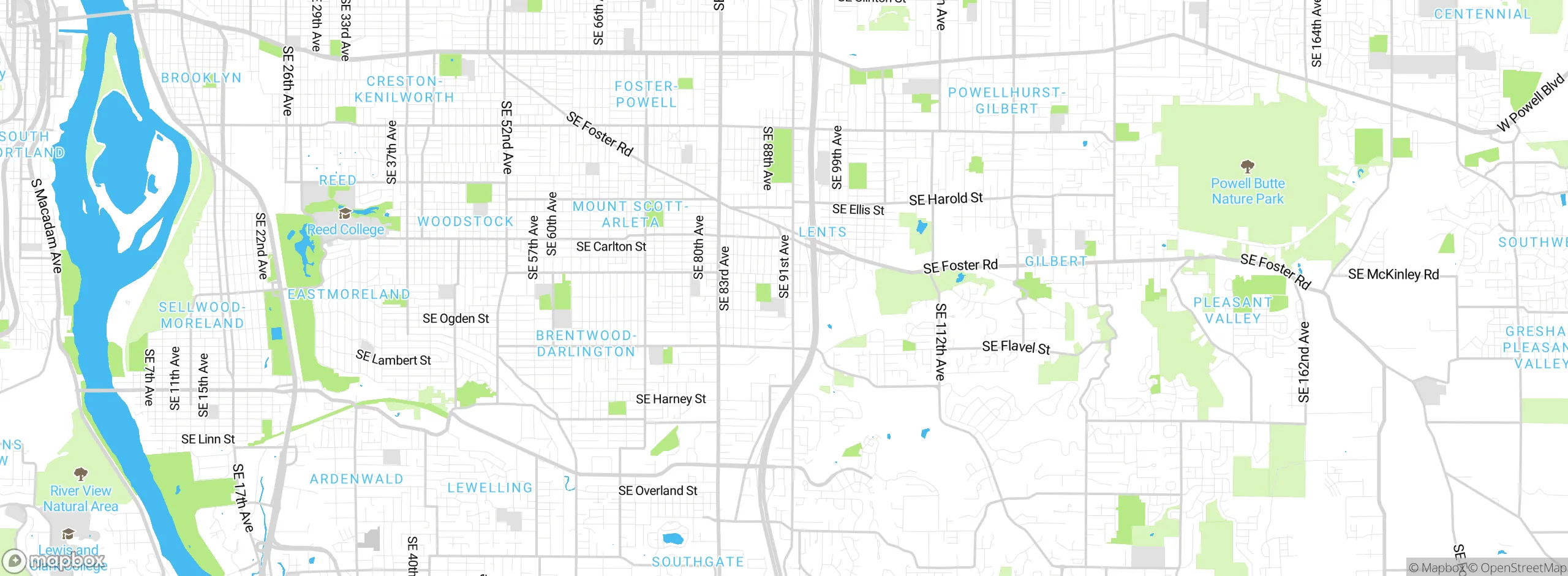 Map showing approximate location