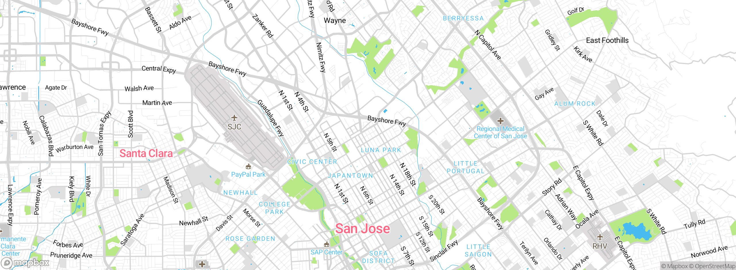 Map showing approximate location