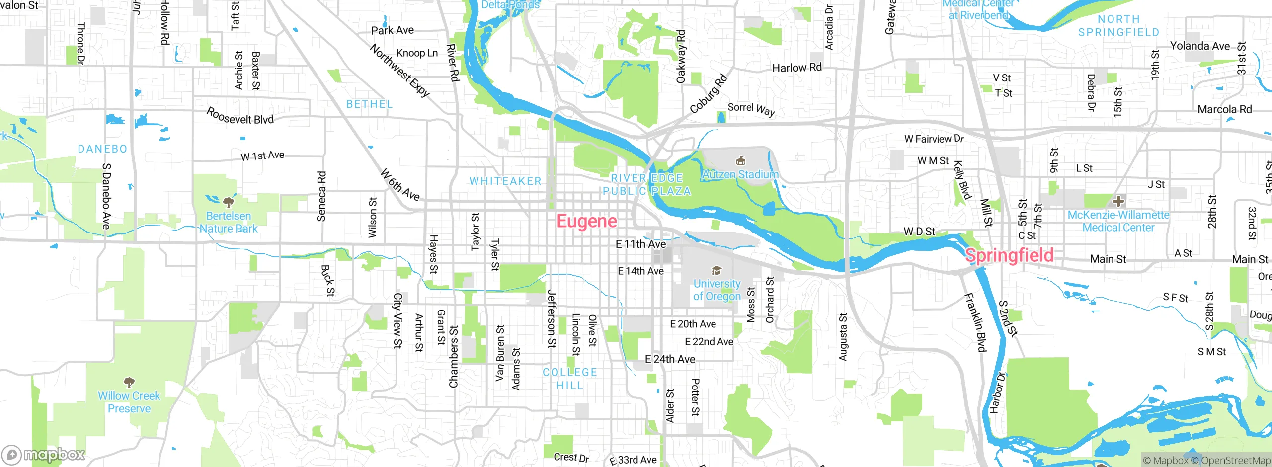 Map showing approximate location