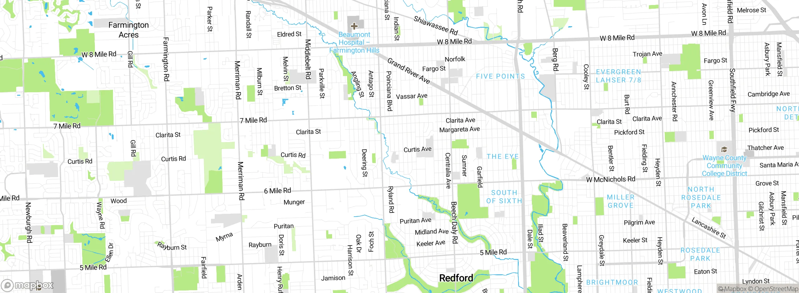 Map showing approximate location