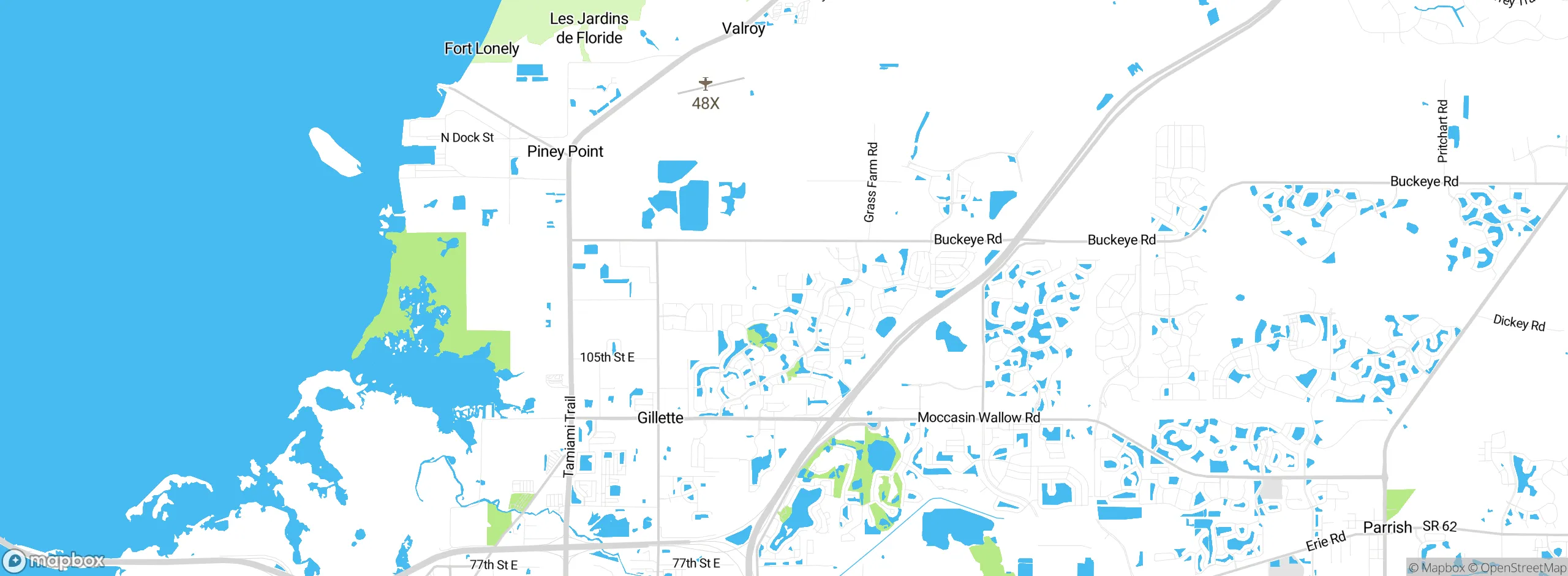 Map showing approximate location